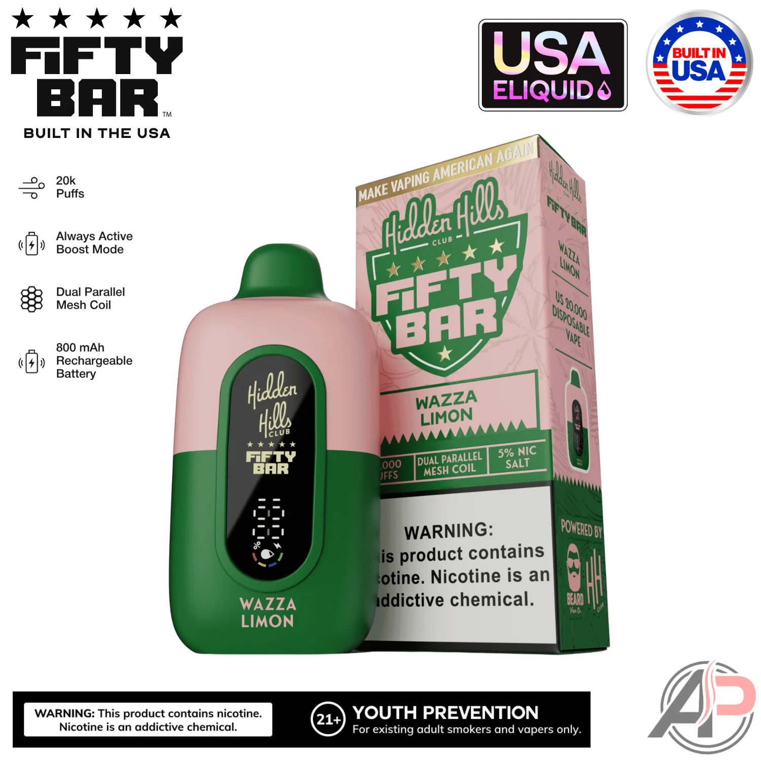 Fifty Bar V2 20000 Puffs Disposable Vape Device - Image 49