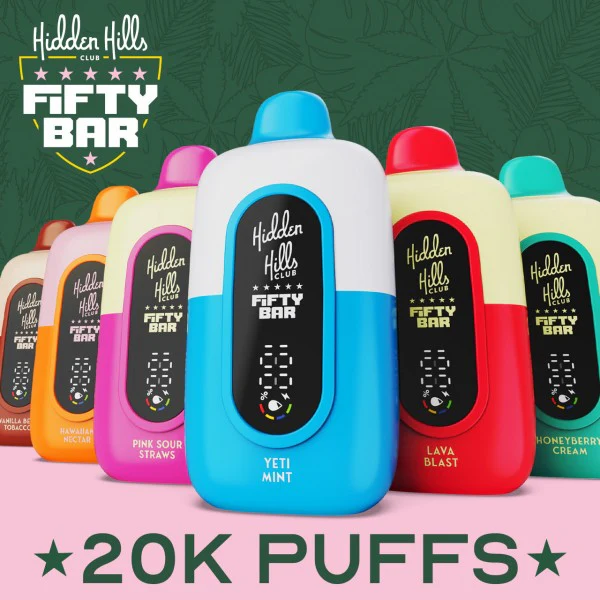 Fifty Bar V2 20000 Puffs Disposable Vape Device - Image 5