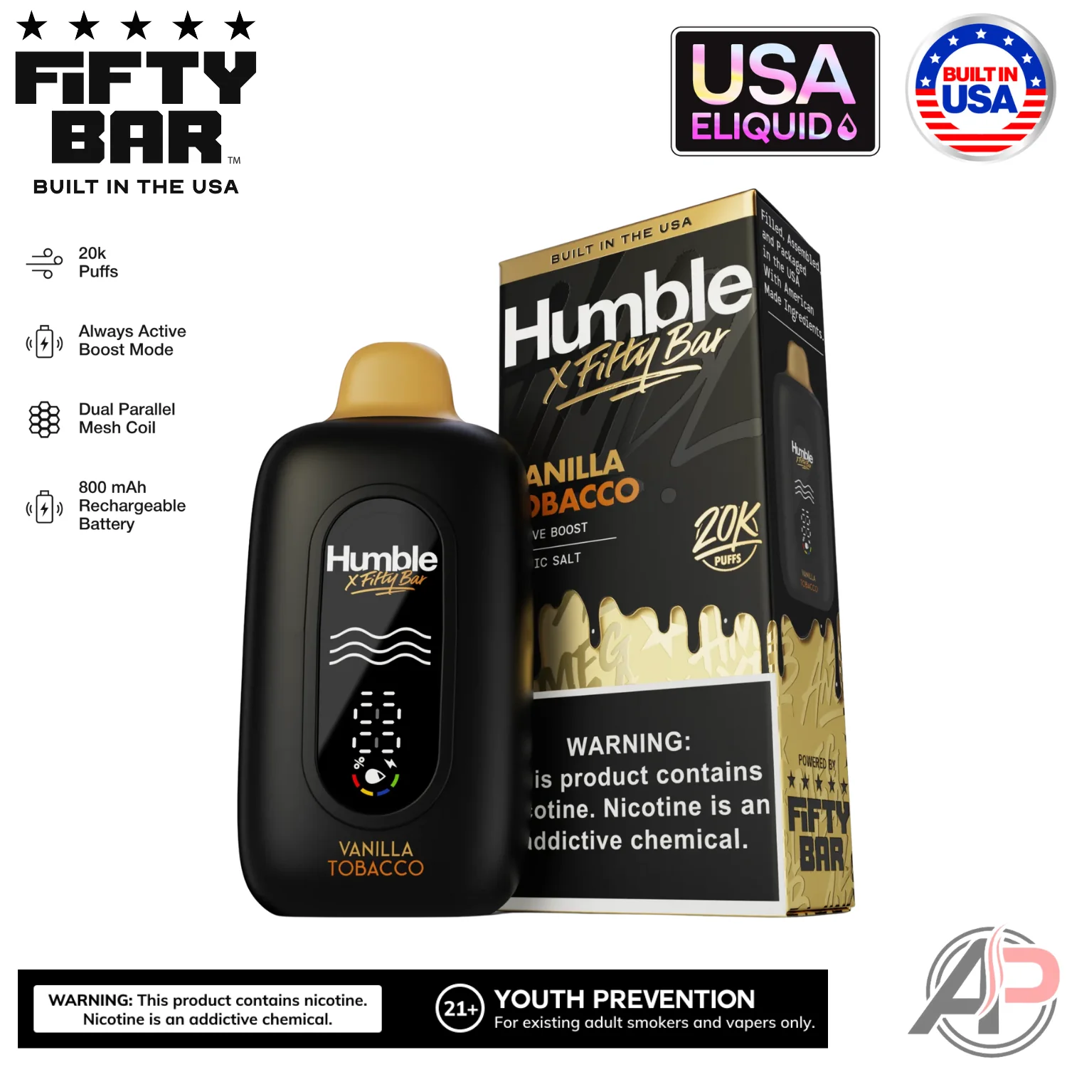 Fifty Bar V2 20000 Puffs Disposable Vape Device - Image 8