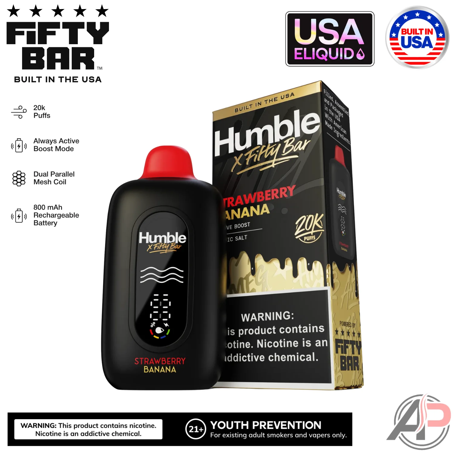 Fifty Bar V2 20000 Puffs Disposable Vape Device - Image 9