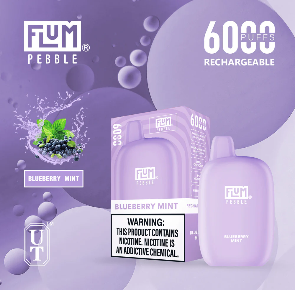 Flum Pebble Vape 6000 Puffs Disposable Device - Image 14