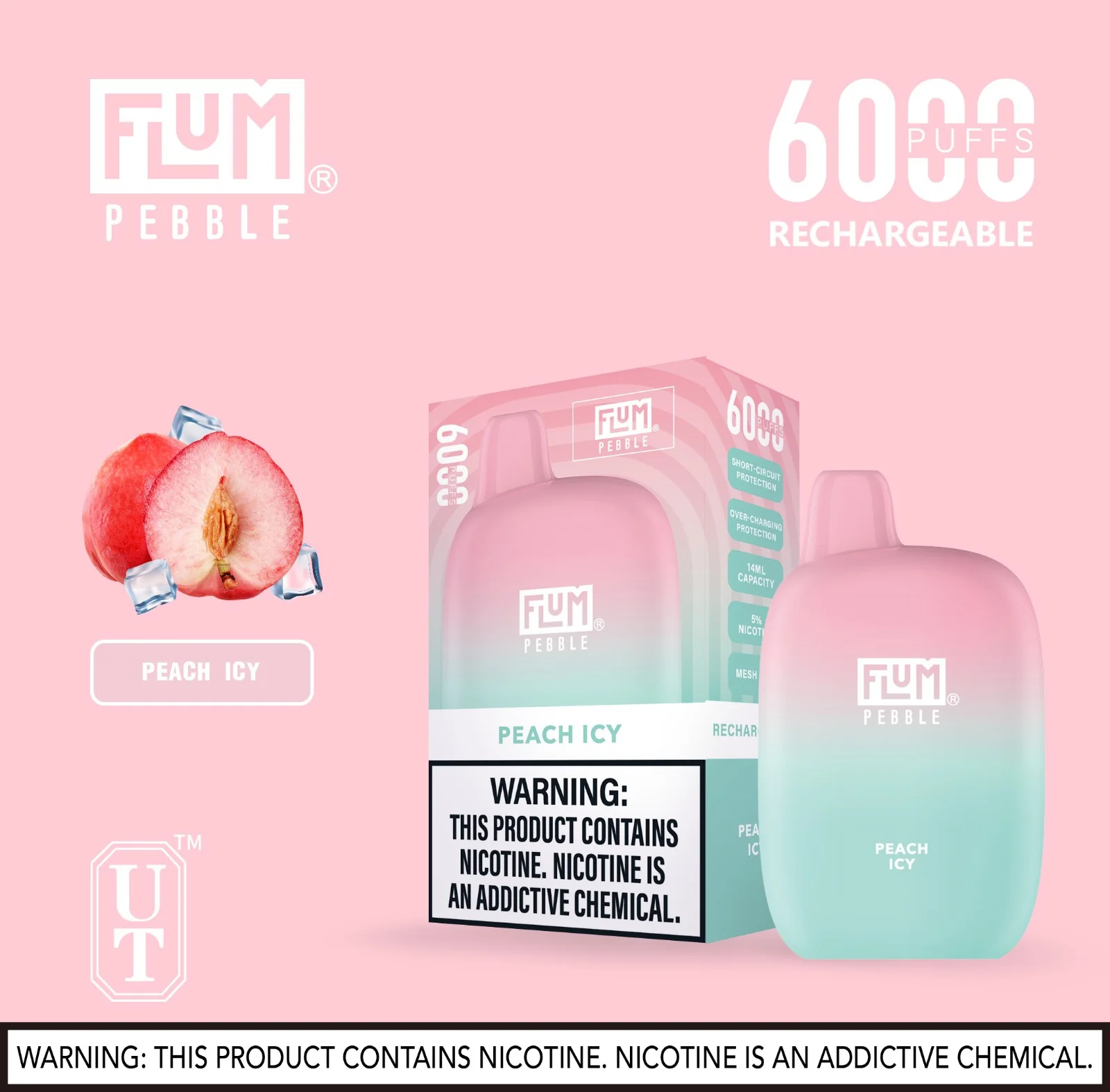 Flum Pebble Vape 6000 Puffs Disposable Device - Image 35