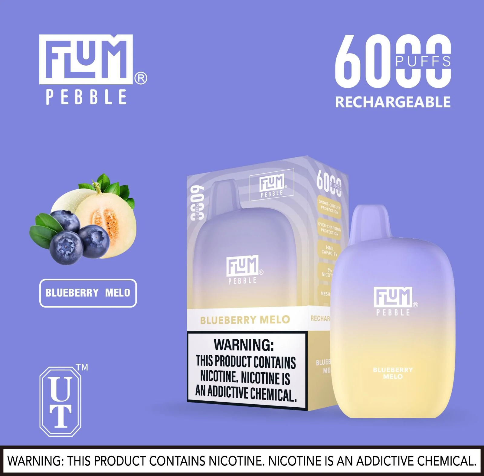 Flum Pebble Vape 6000 Puffs Disposable Device - Image 37