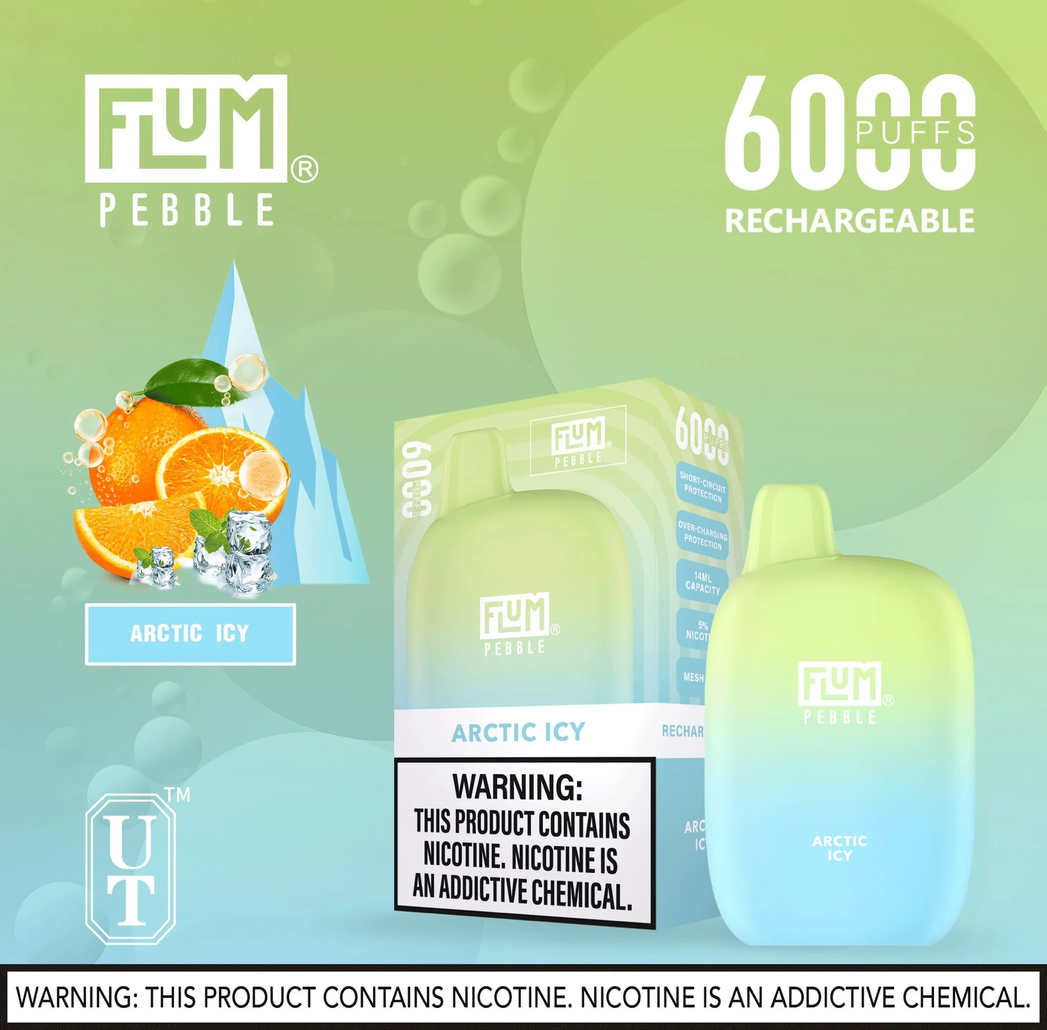 Flum Pebble Vape 6000 Puffs Disposable Device - Image 8