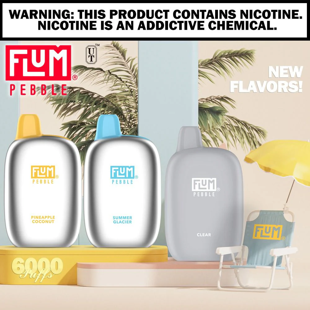 Flum Pebble Vape 6000 Puffs Disposable Device - Image 9