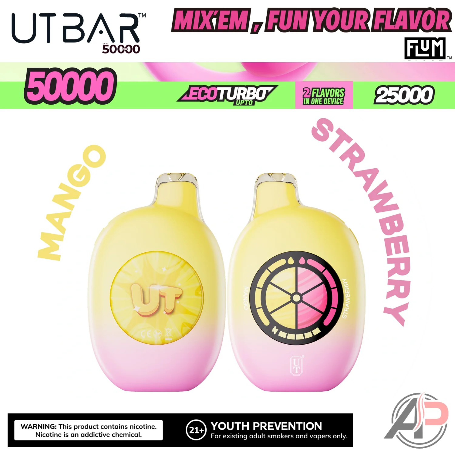 Flum UT Bar 50000 Puffs Disposable Vape Device - Image 8