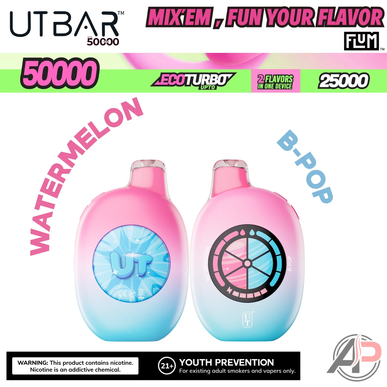 Flum UT Bar 50000 Puffs Disposable Vape Device - Image 9