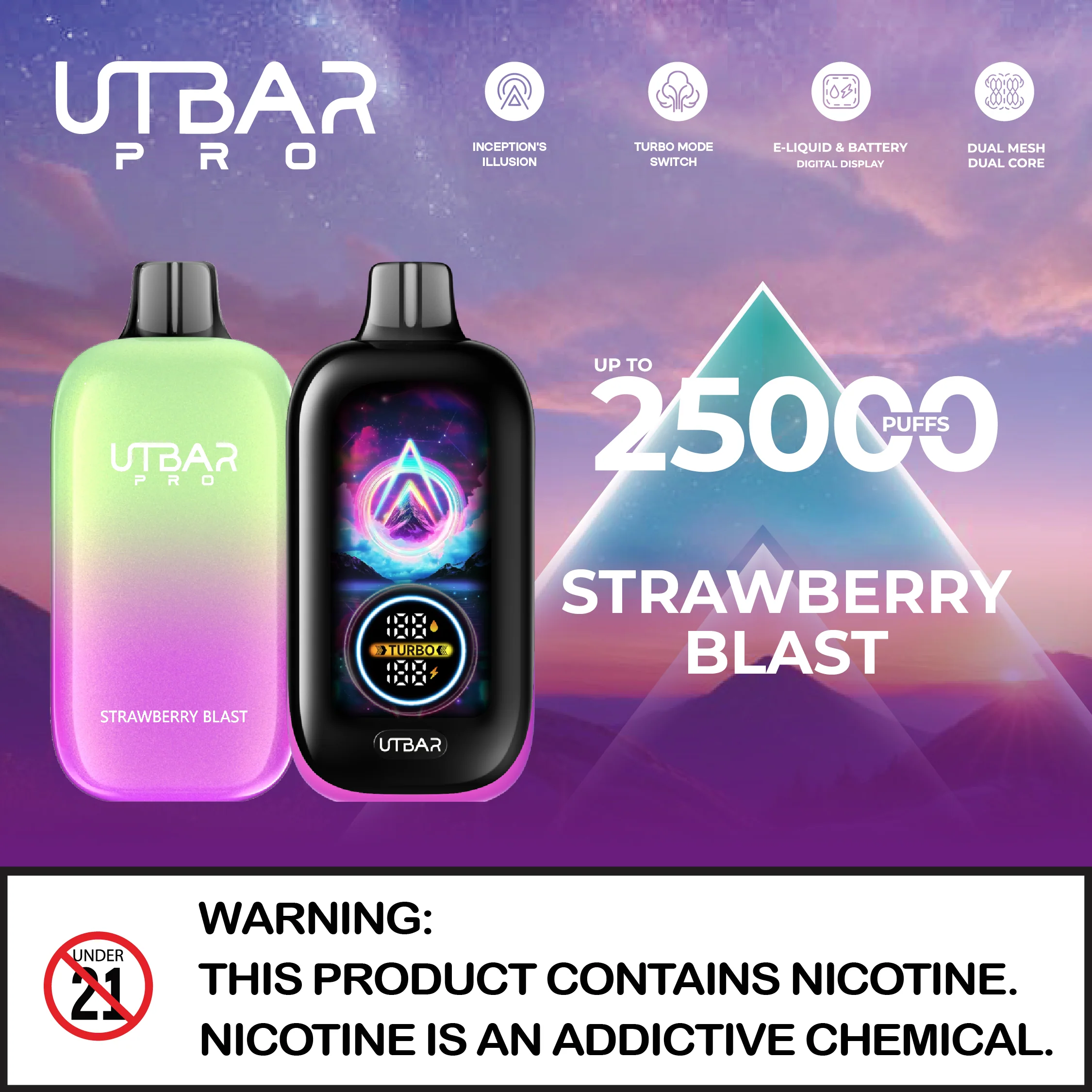 Flum UT Bar Pro 25000 Puffs Disposable Vape Device - Image 14