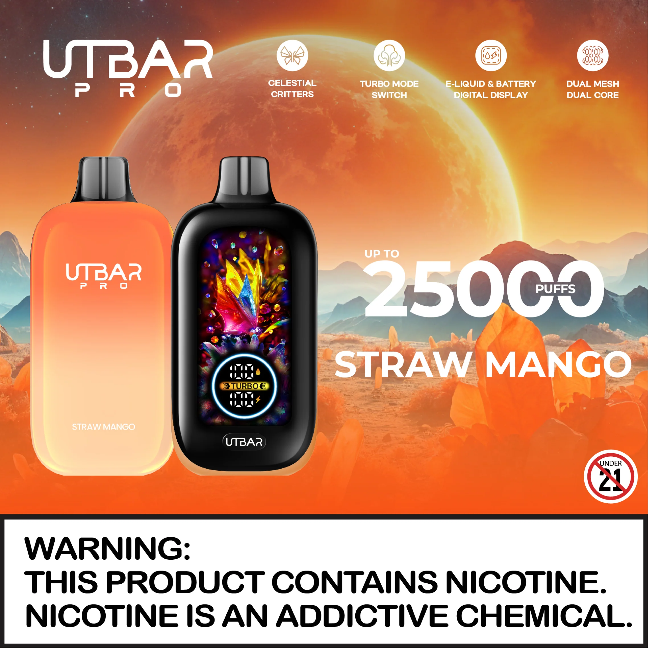Flum UT Bar Pro 25000 Puffs Disposable Vape Device - Image 16