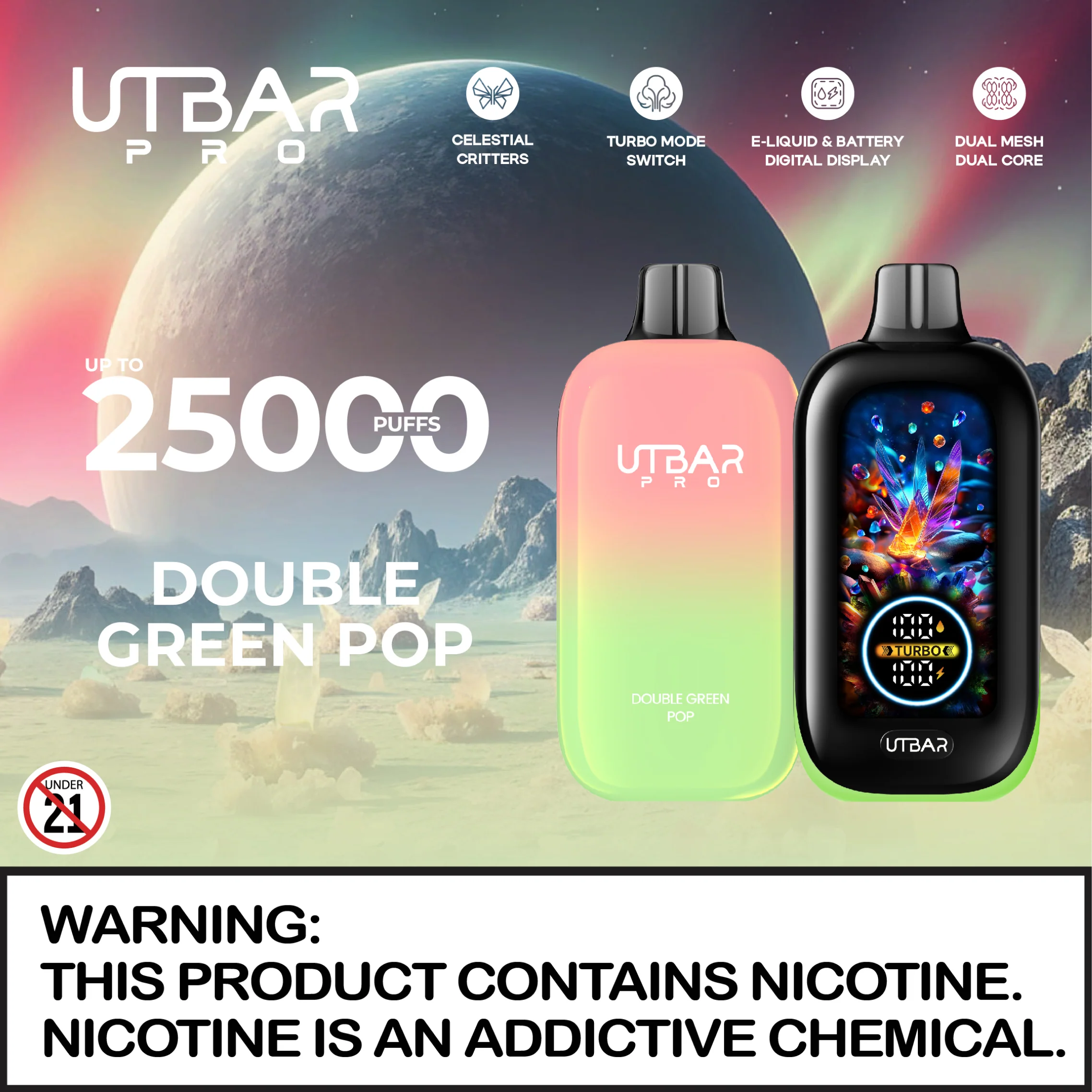 Flum UT Bar Pro 25000 Puffs Disposable Vape Device - Image 19
