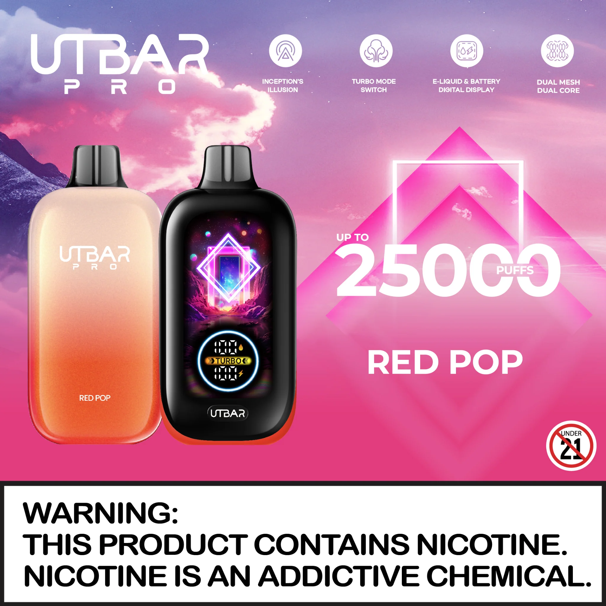 Flum UT Bar Pro 25000 Puffs Disposable Vape Device - Image 20