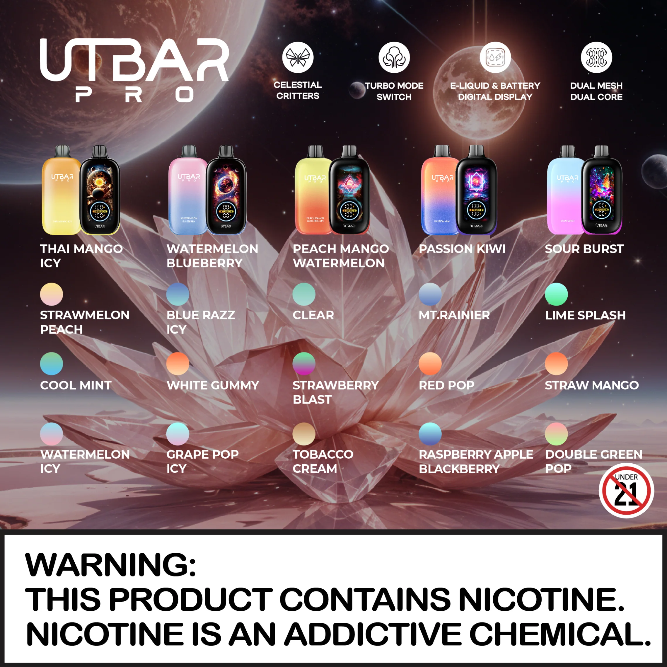 Flum UT Bar Pro 25000 Puffs Disposable Vape Device - Image 3
