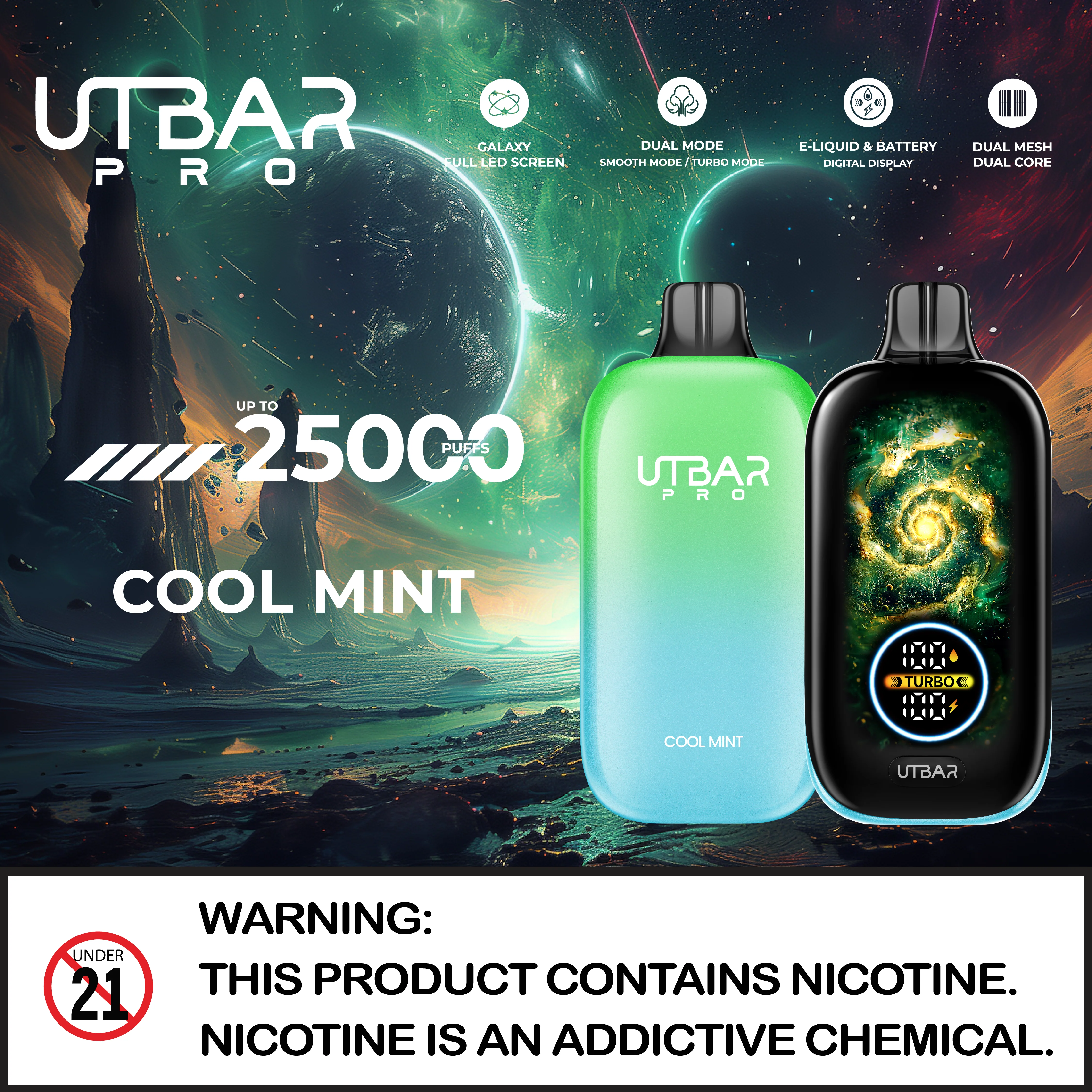 Flum UT Bar Pro 25000 Puffs Disposable Vape Device - Image 4