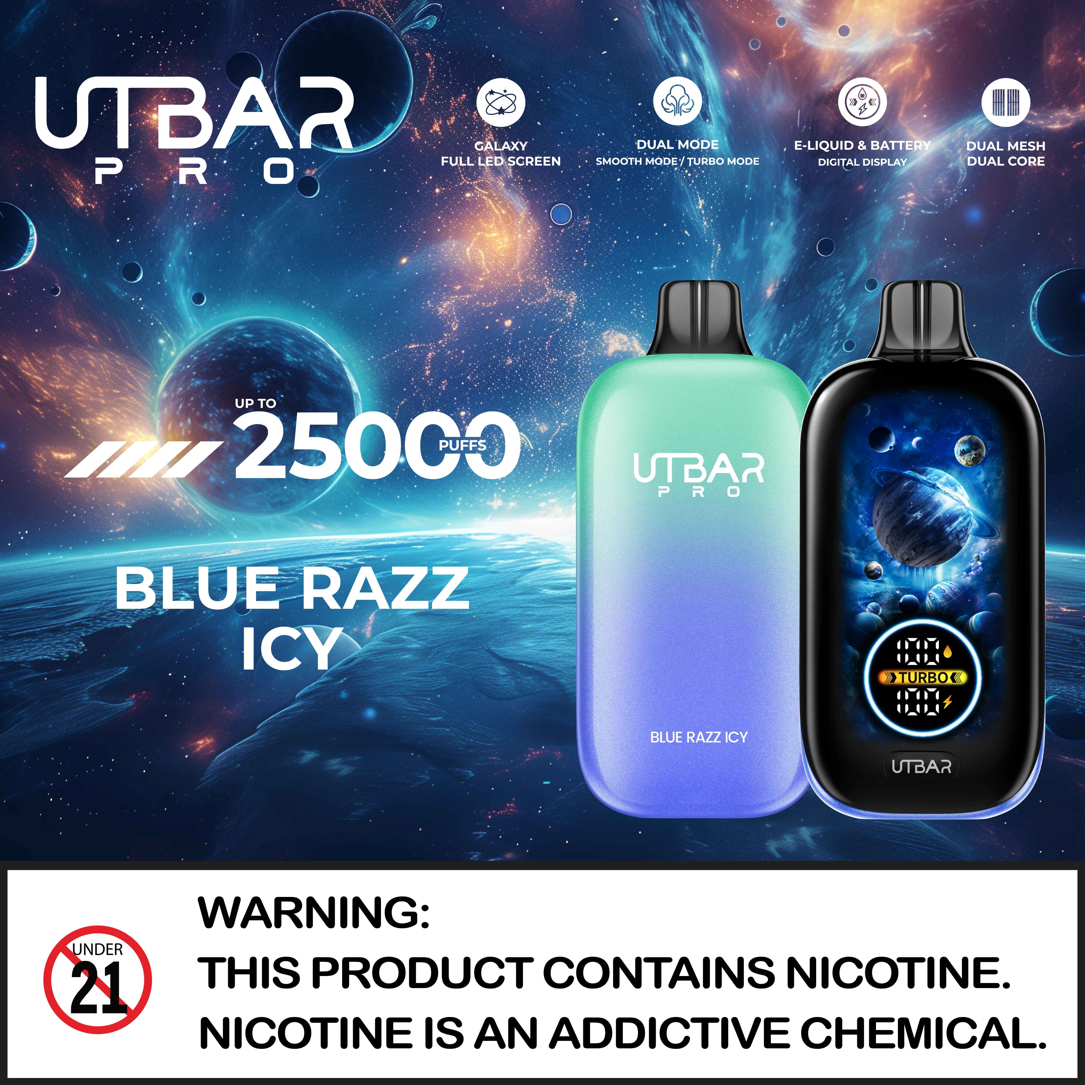 Flum UT Bar Pro 25000 Puffs Disposable Vape Device - Image 5