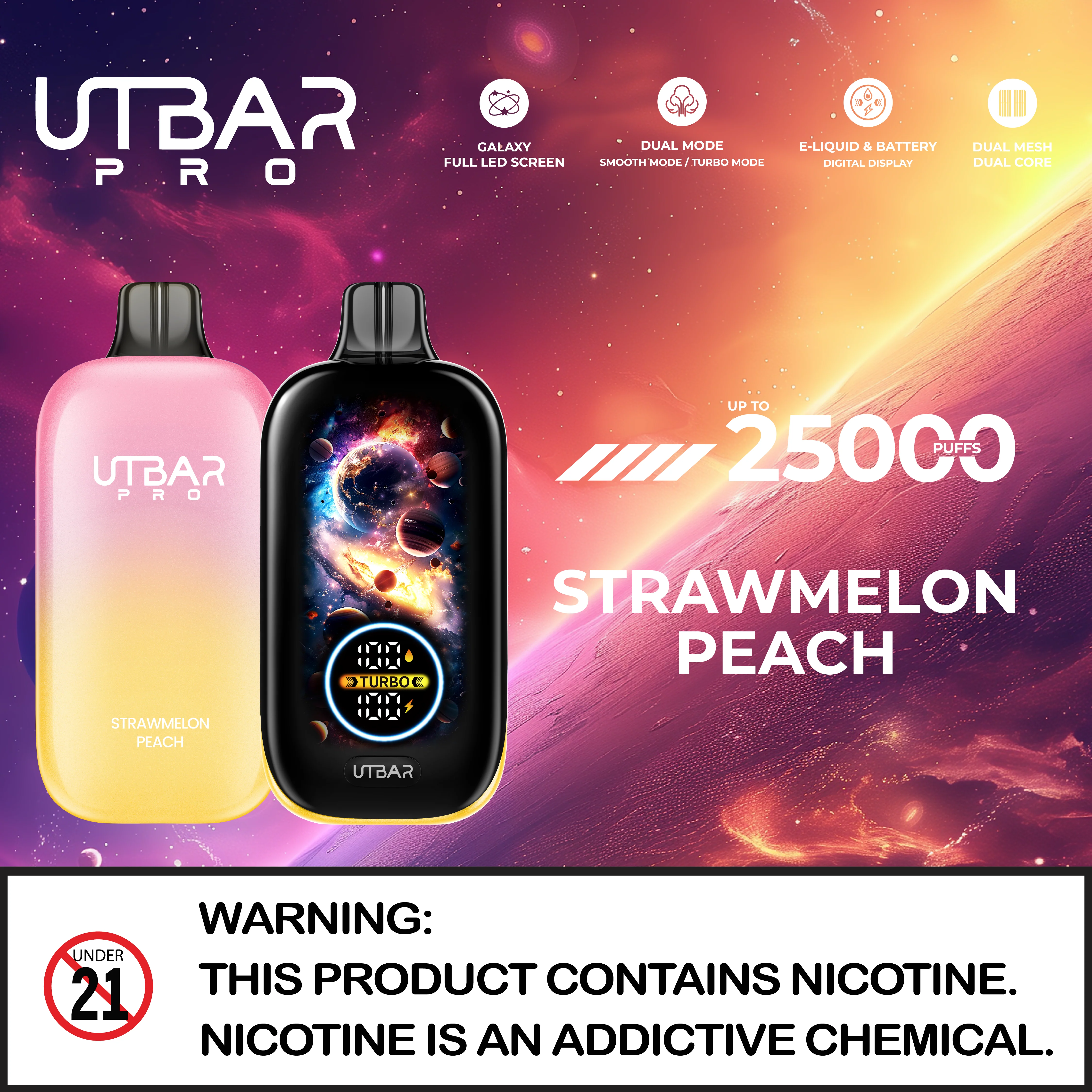 Flum UT Bar Pro 25000 Puffs Disposable Vape Device - Image 7