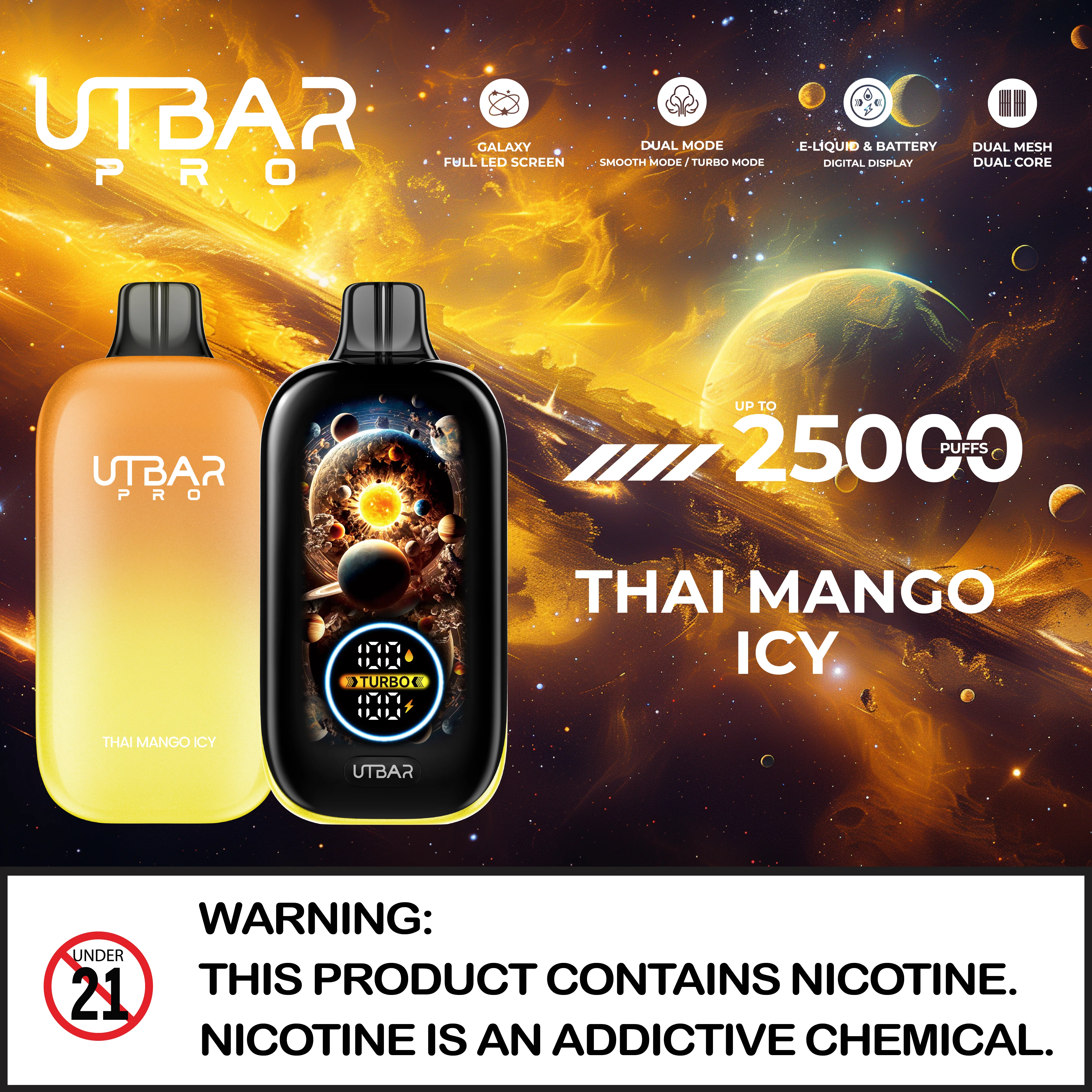 Flum UT Bar Pro 25000 Puffs Disposable Vape Device - Image 8