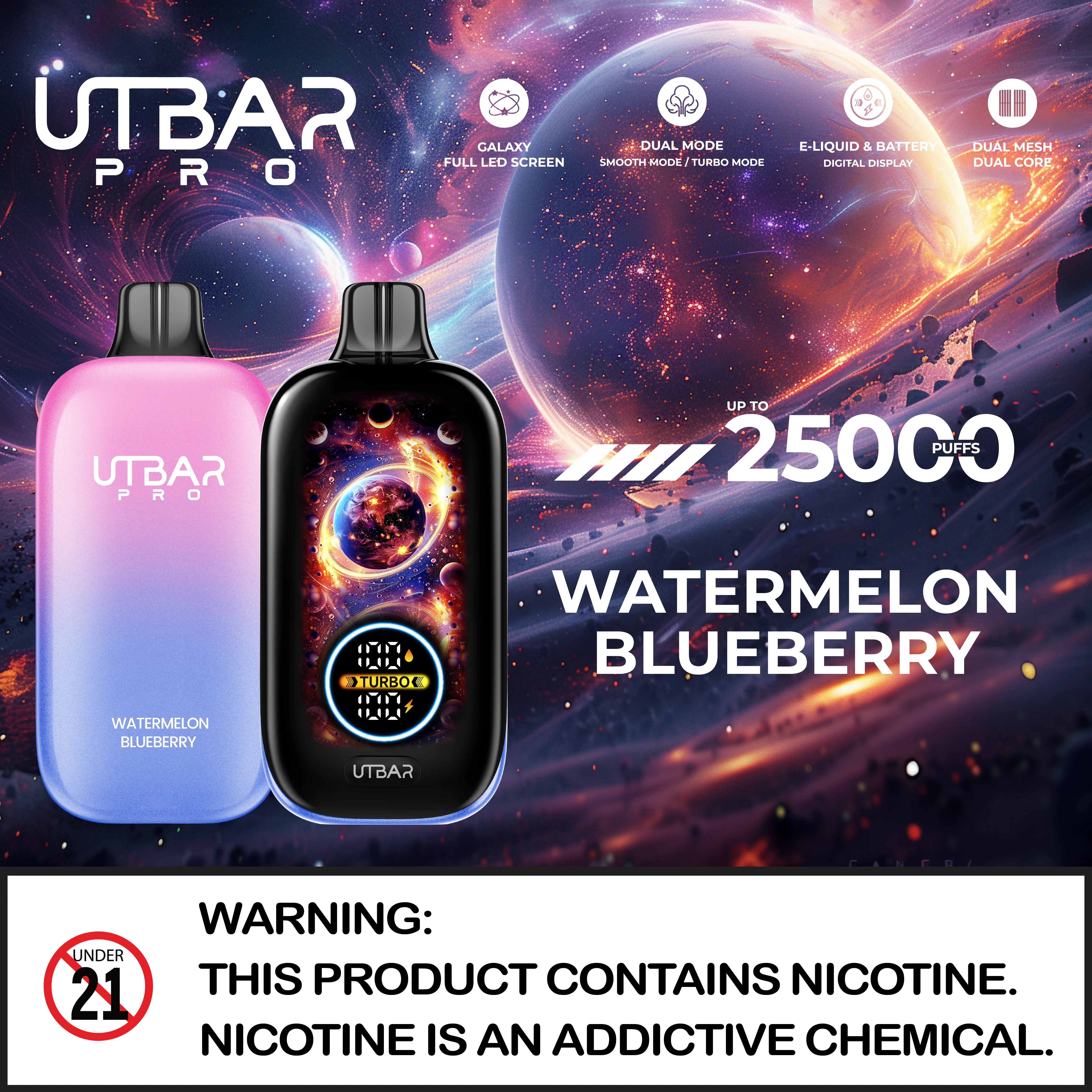Flum UT Bar Pro 25000 Puffs Disposable Vape Device - Image 9