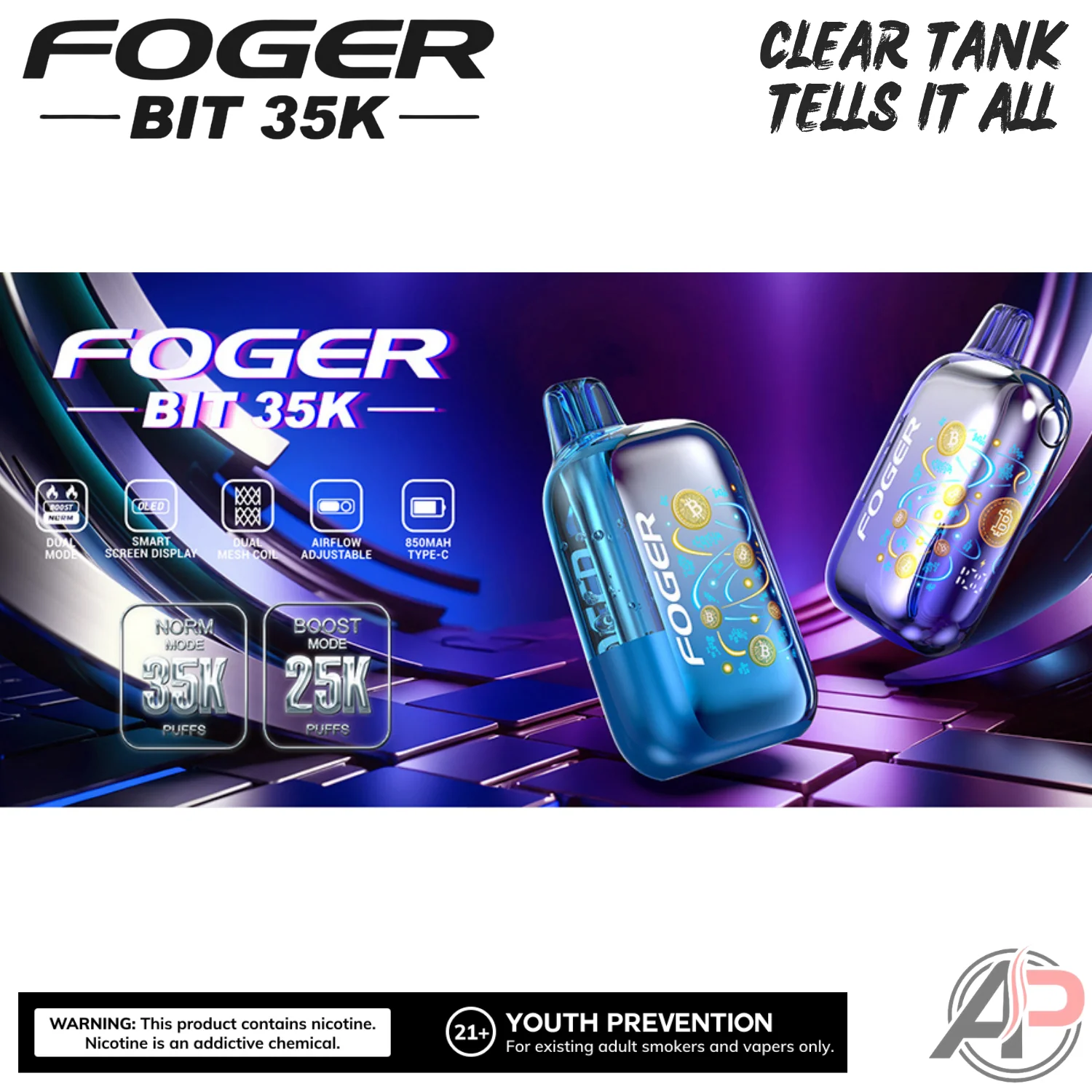 Foger Bit 35k Puffs Disposable Vape Device - Image 4
