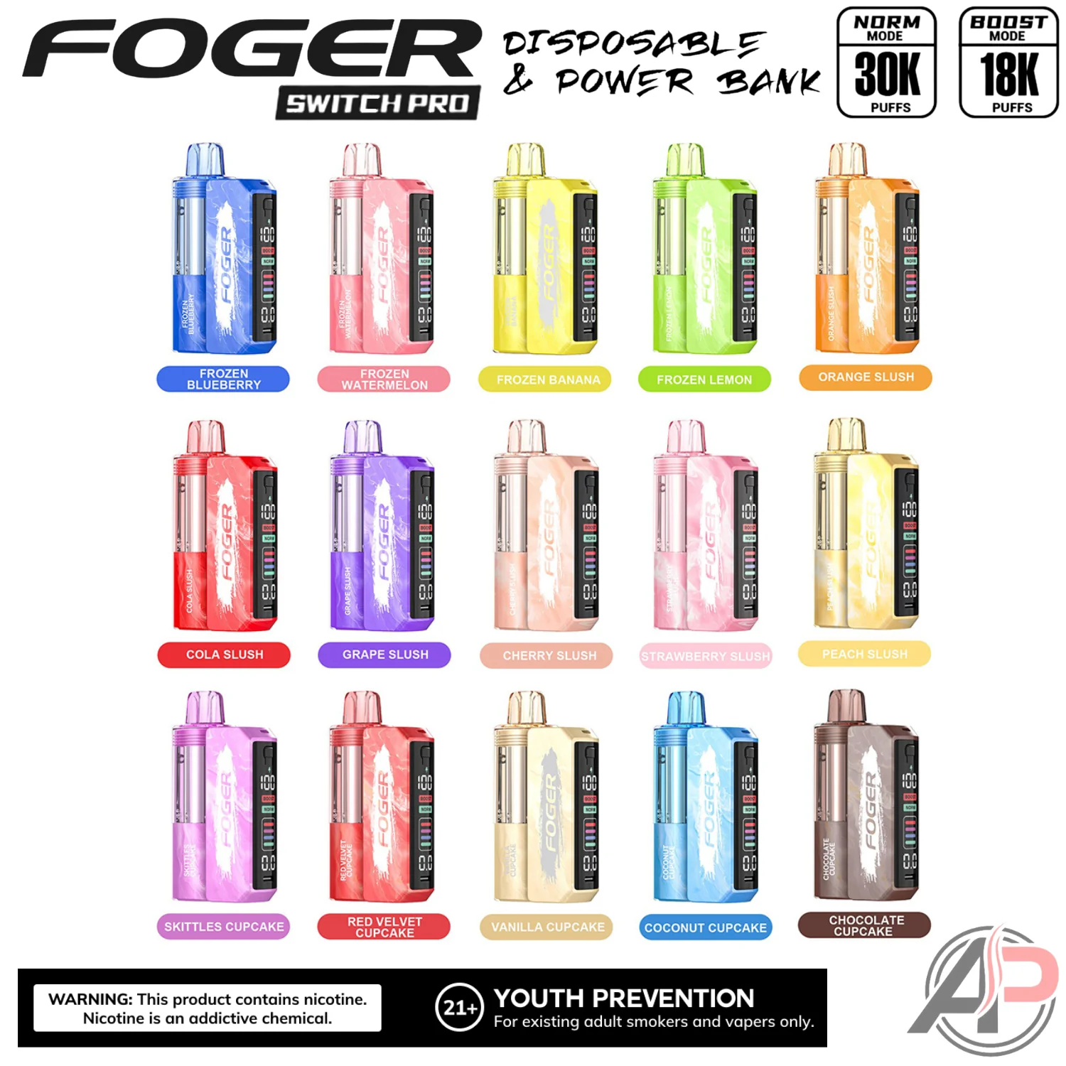 Foger Switch Pro 30k Puffs Disposable Vape Device - Image 4