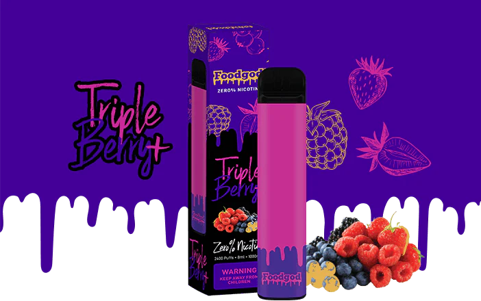 Food God Zero Nicotine 2400 Puffs Disposable Vape Device - Image 29