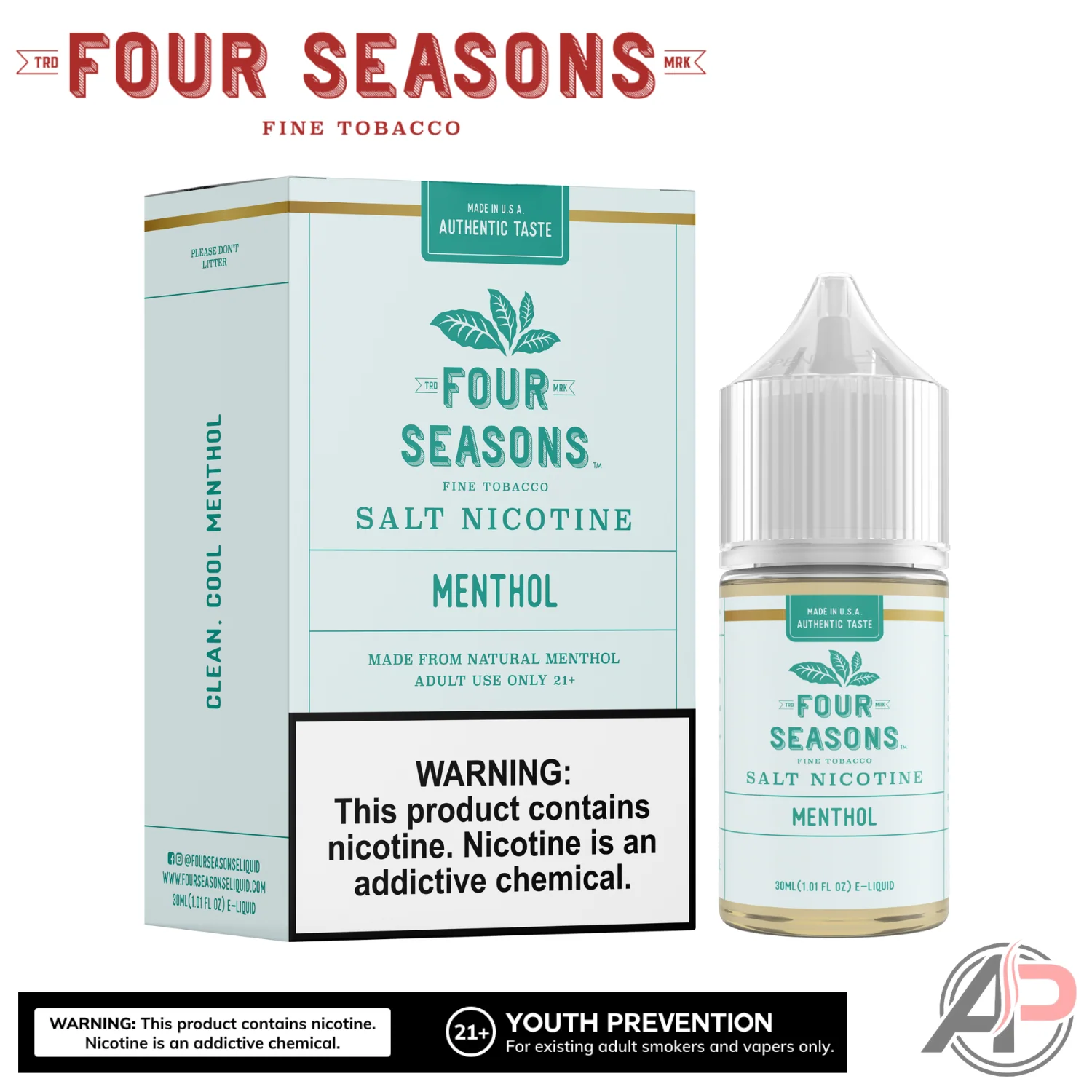 Four Seasons Menthol E-Liquid 60mL - Image 2