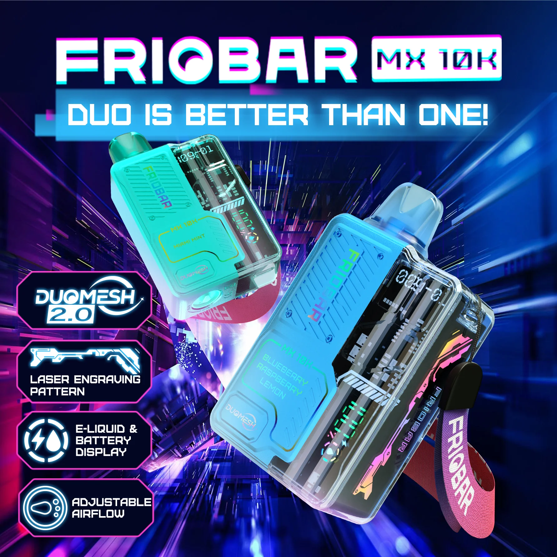 FrioBar MX 10K Puffs Disposable Vape Device - Image 3