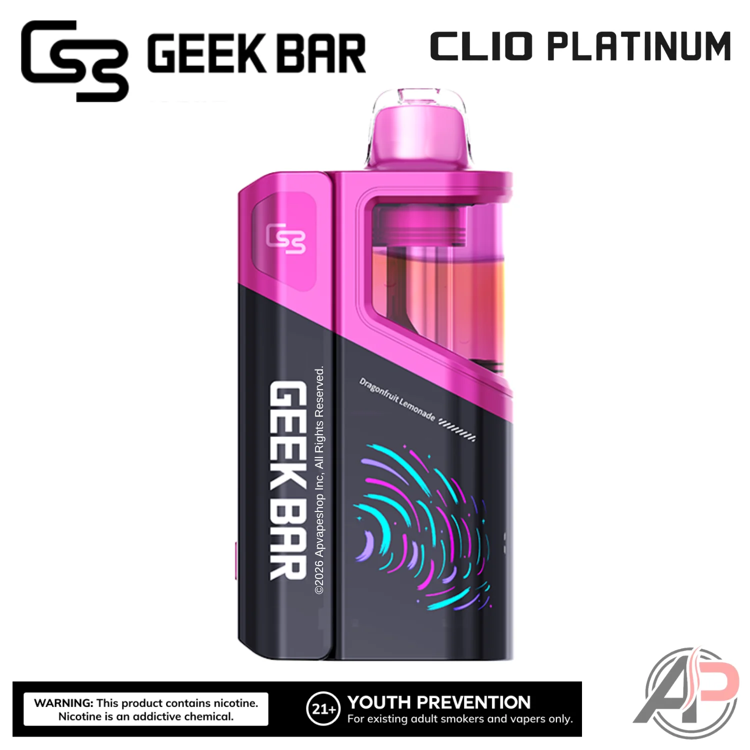 Geek Bar Clio Platinum 50,000 Puffs Disposable Vape Device Kit - Image 10