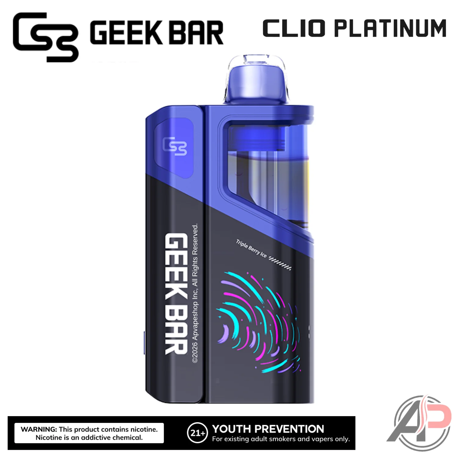 Geek Bar Clio Platinum 50,000 Puffs Disposable Vape Device Kit - Image 11