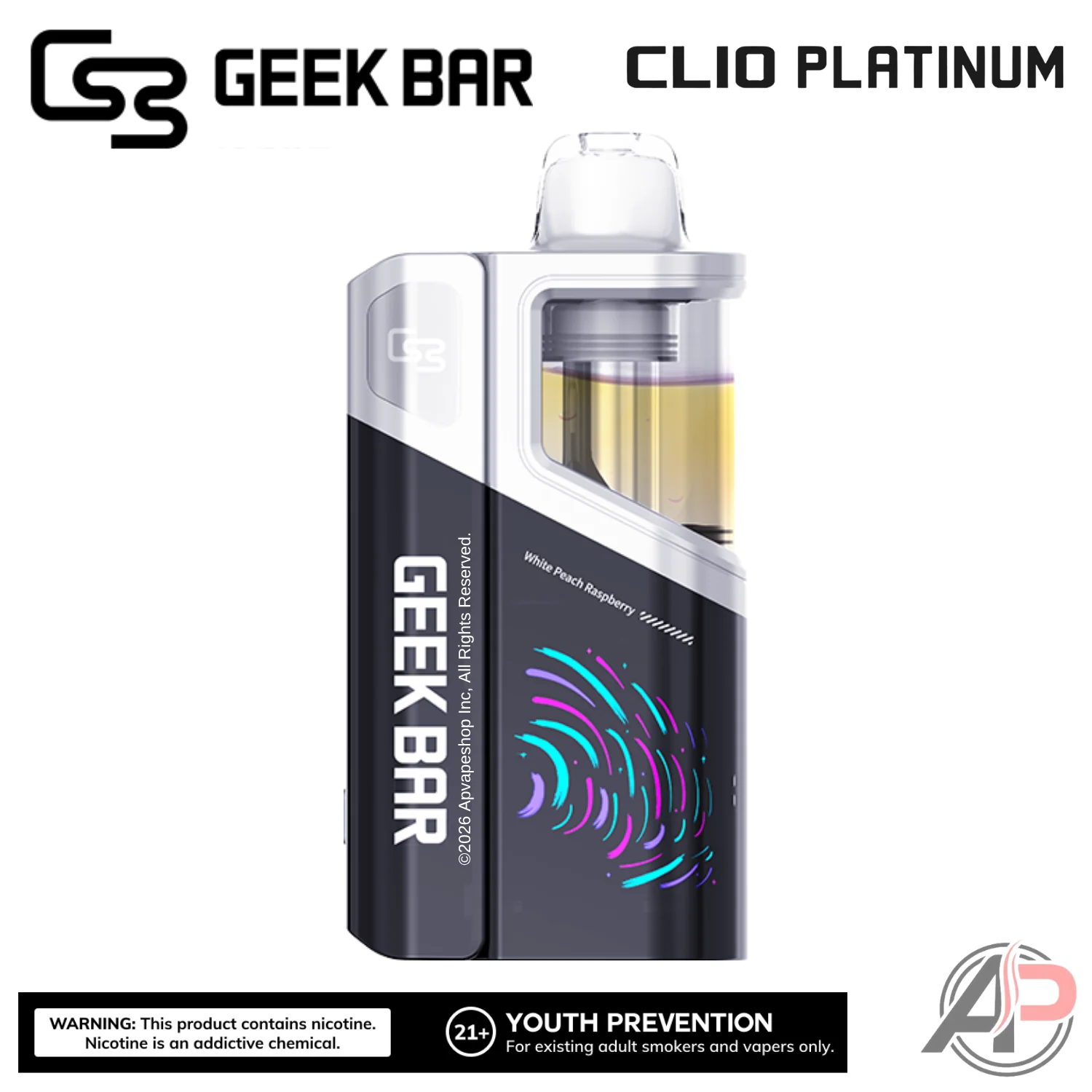 Geek Bar Clio Platinum 50,000 Puffs Disposable Vape Device Kit - Image 12