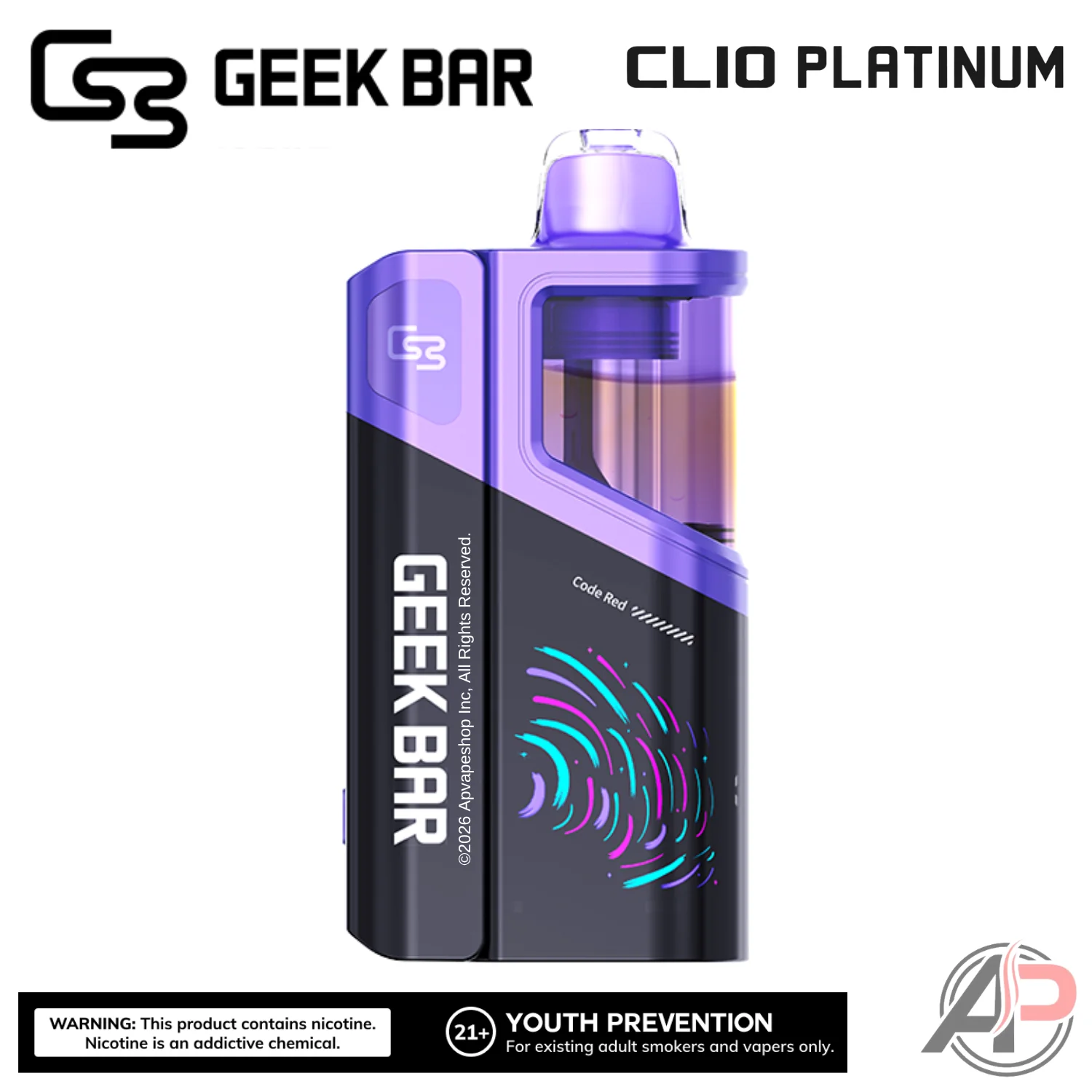 Geek Bar Clio Platinum 50,000 Puffs Disposable Vape Device Kit - Image 8