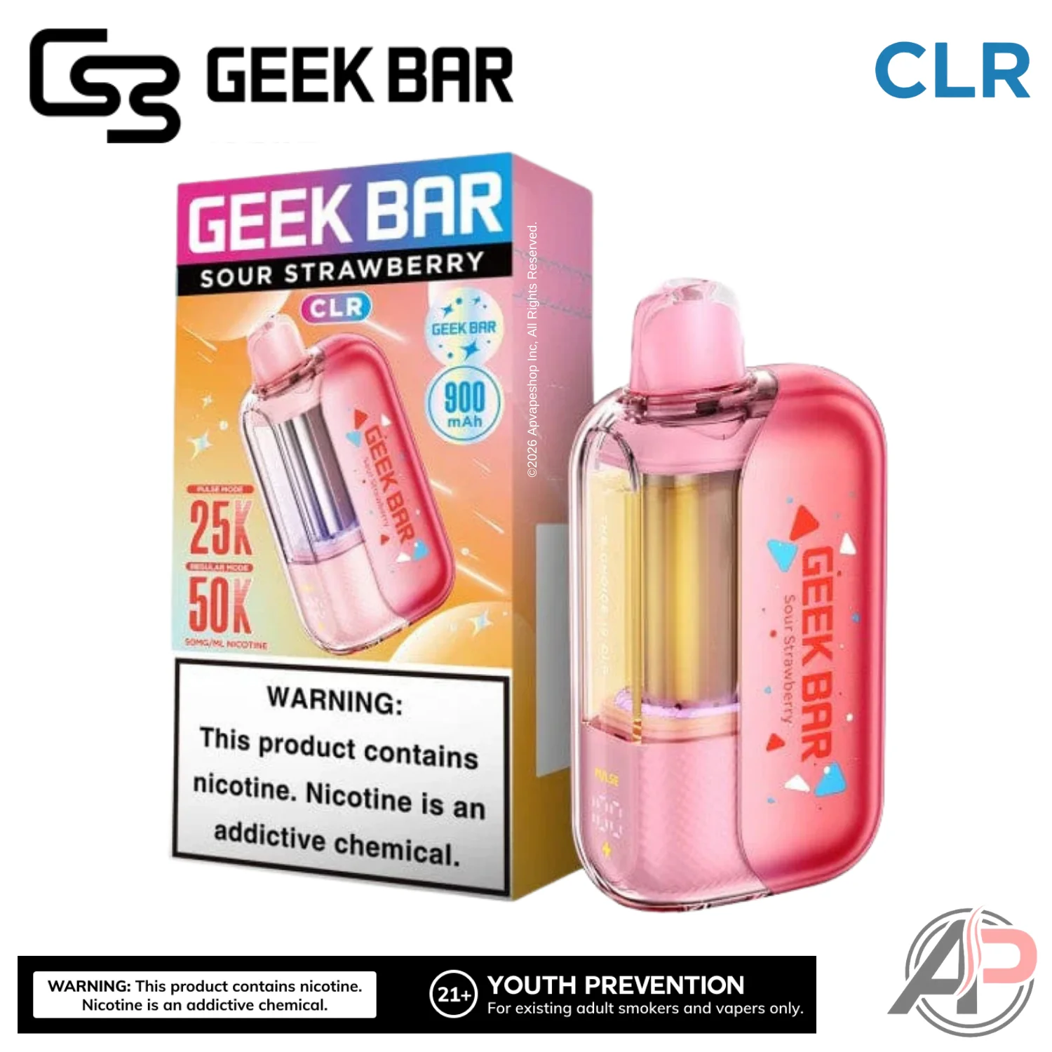 Geek Bar CLR 50,000 Puffs Disposable Vape Device - Image 6