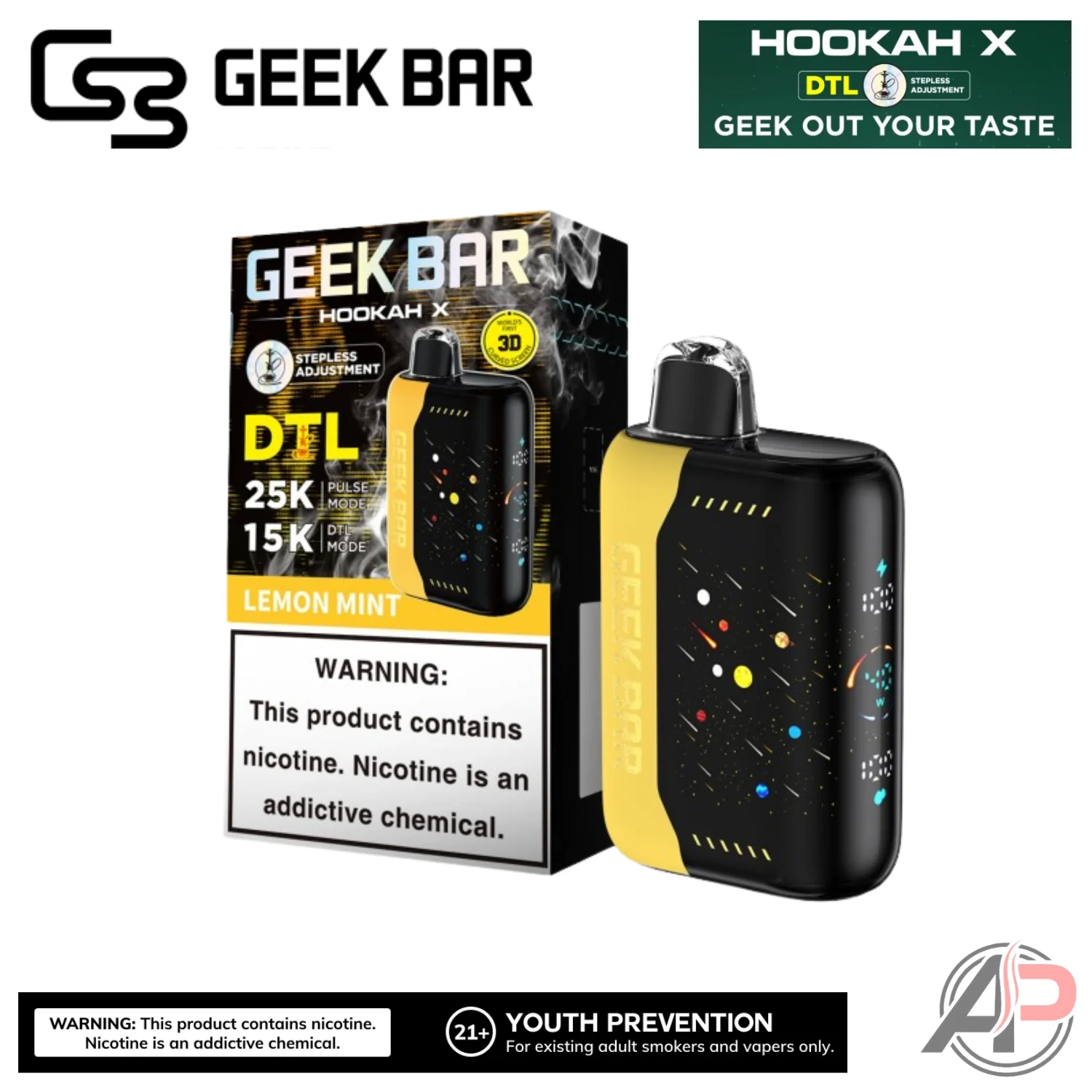 Geek Bar Hookah X 25,000 Puffs Disposable Vape Device - Image 7