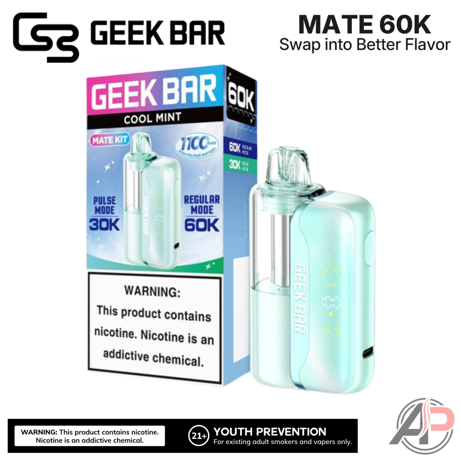 Geek Bar Mate 60,000 Puffs Disposable Vape Device Kit - Image 12