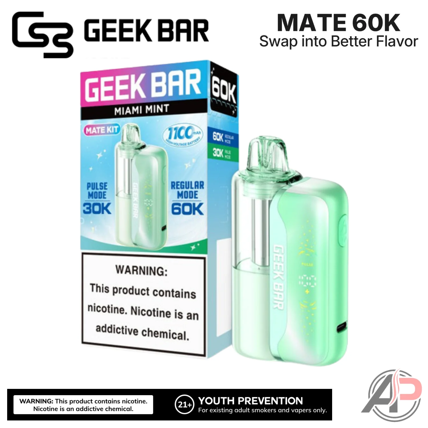 Geek Bar Mate 60,000 Puffs Disposable Vape Device Kit - Image 13