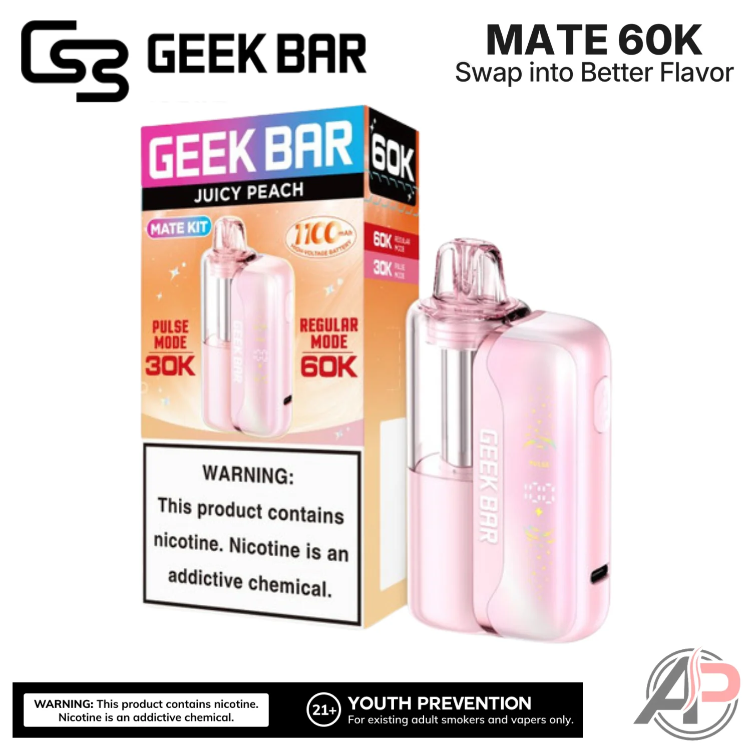 Geek Bar Mate 60,000 Puffs Disposable Vape Device Kit - Image 14