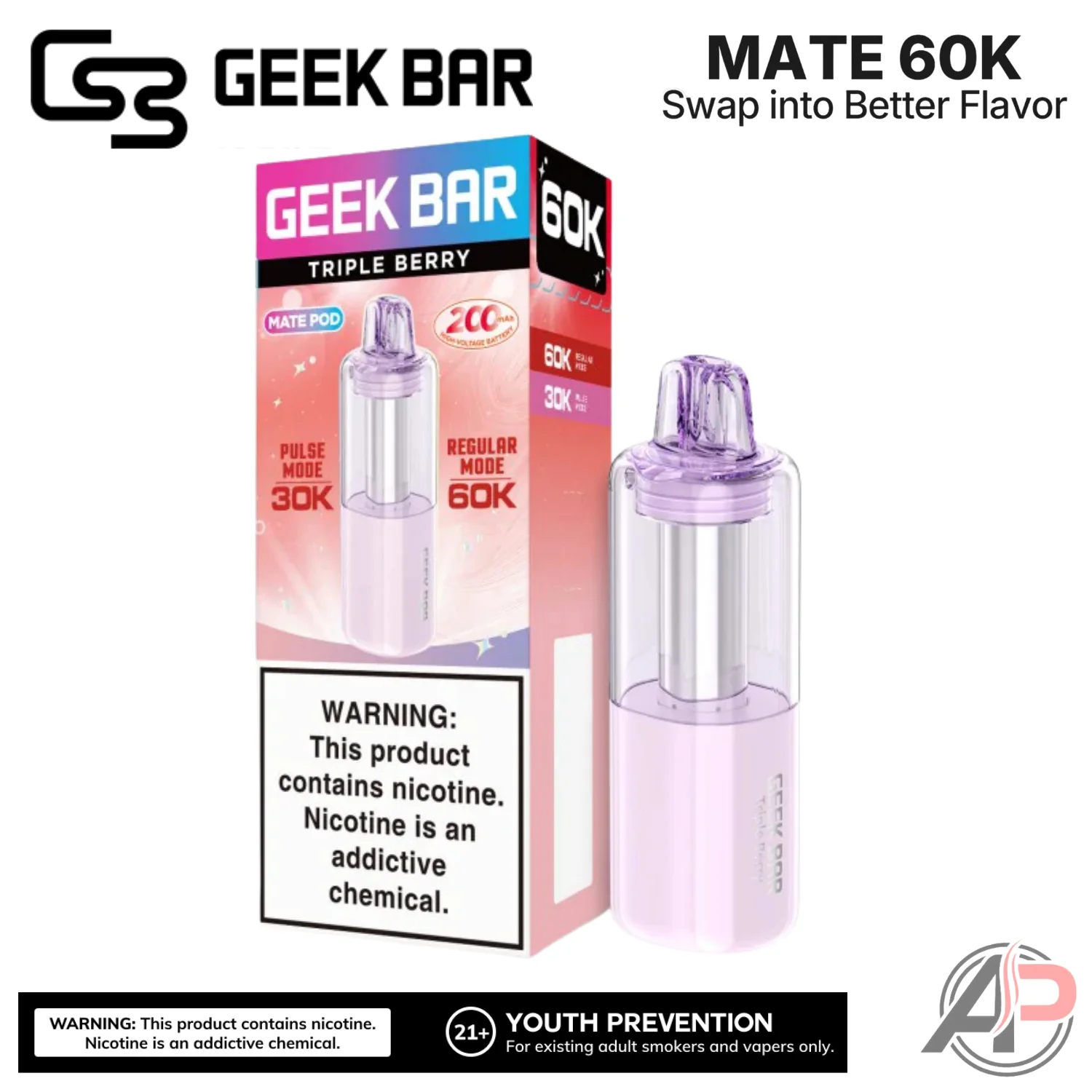 Geek Bar Mate 60,000 Puffs Disposable Vape Device Kit - Image 19