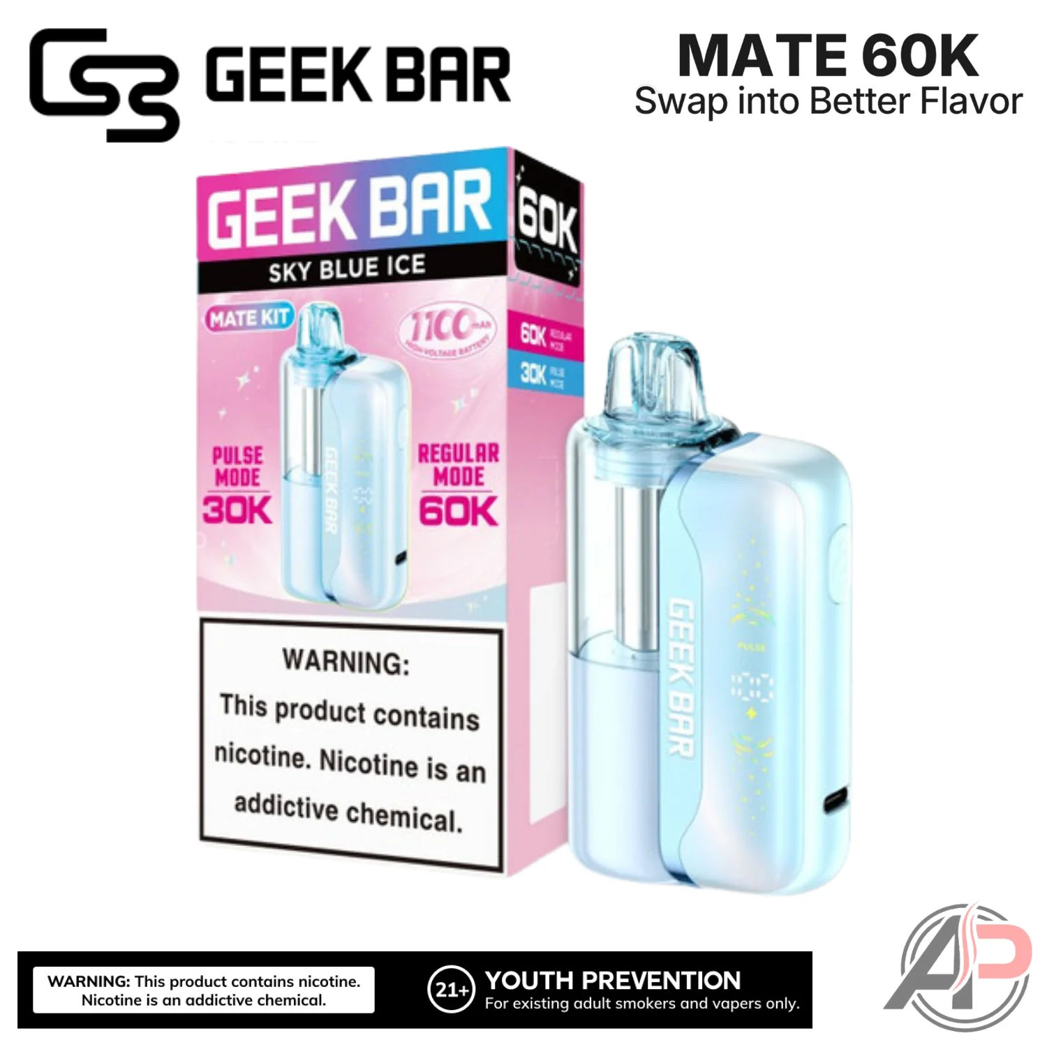 Geek Bar Mate 60,000 Puffs Disposable Vape Device Kit - Image 5