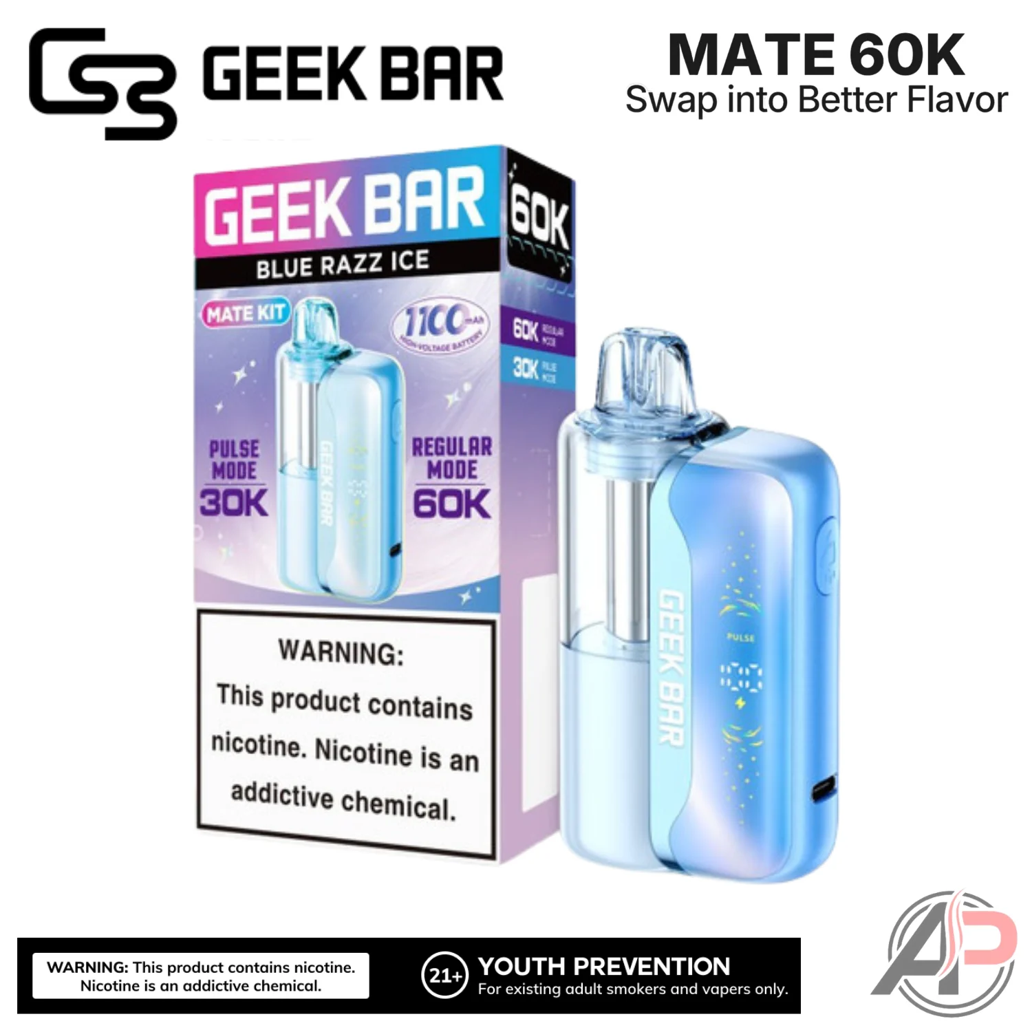 Geek Bar Mate 60,000 Puffs Disposable Vape Device Kit - Image 6