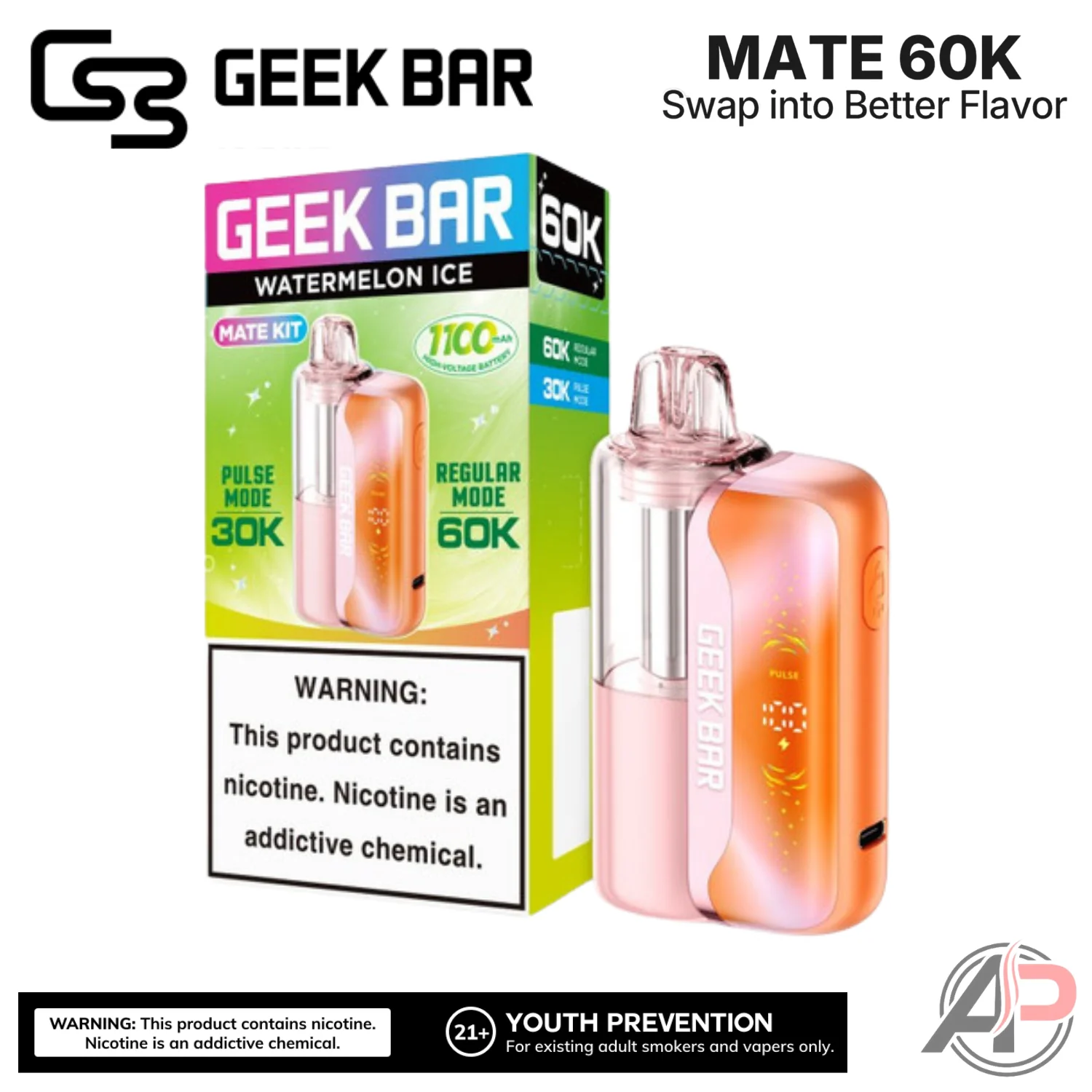 Geek Bar Mate 60,000 Puffs Disposable Vape Device Kit - Image 7