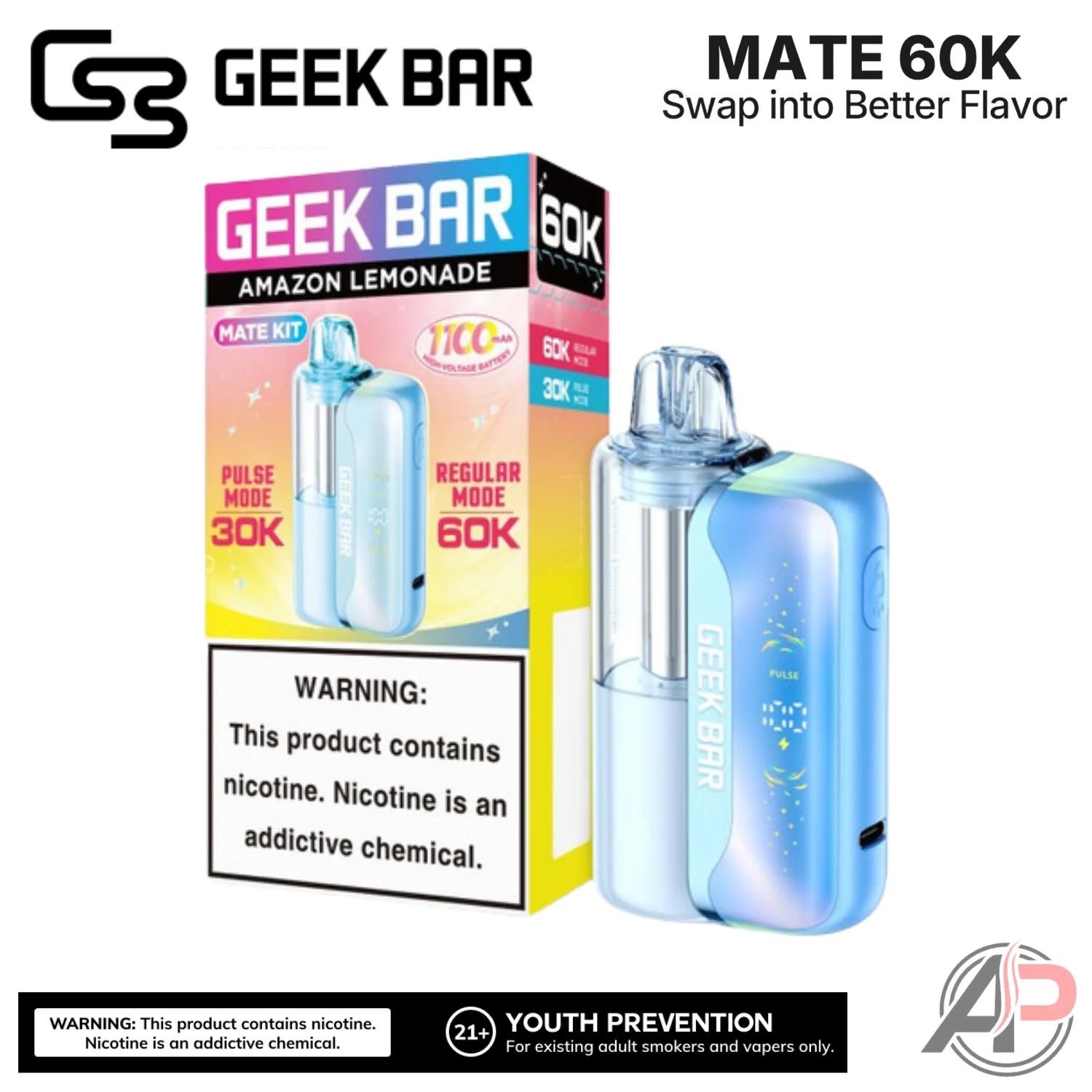 Geek Bar Mate 60,000 Puffs Disposable Vape Device Kit - Image 8