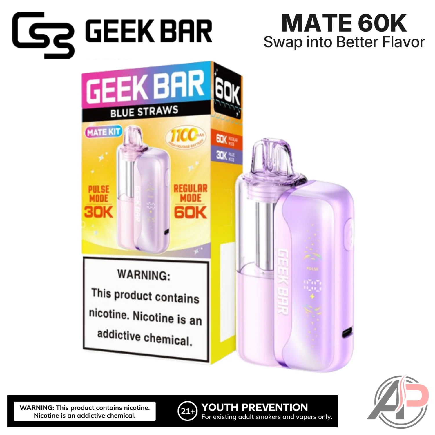 Geek Bar Mate 60,000 Puffs Disposable Vape Device Kit - Image 9