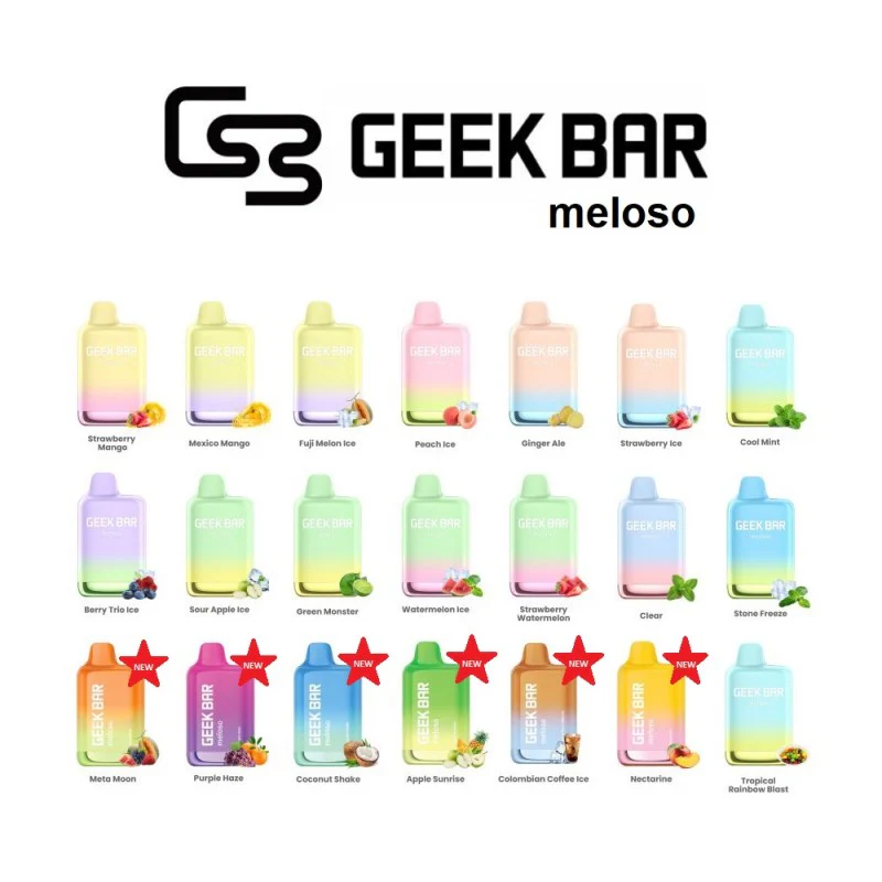 Geek Bar Meloso Max 9000 Puff Disposable Vape Device - Image 4