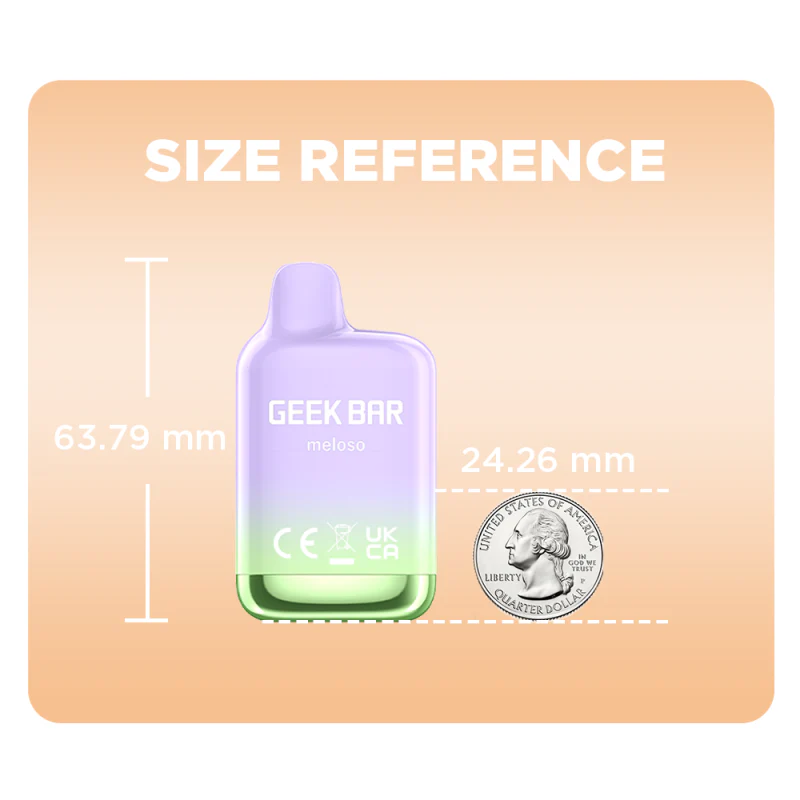 Geek Bar Meloso Mini 1500 Puffs Disposable Vape Device - Image 3