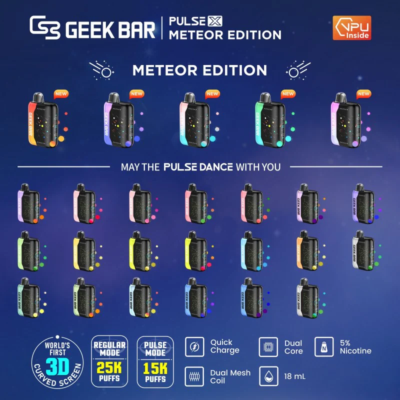 Geek Bar Pulse X 25,000 Puffs Vape - Image 9