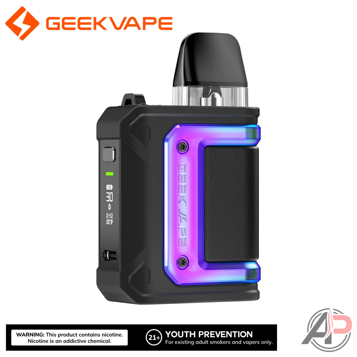 Geek Vape Aegis Hero Q 30W Pod System Starter Kit Device - Image 14