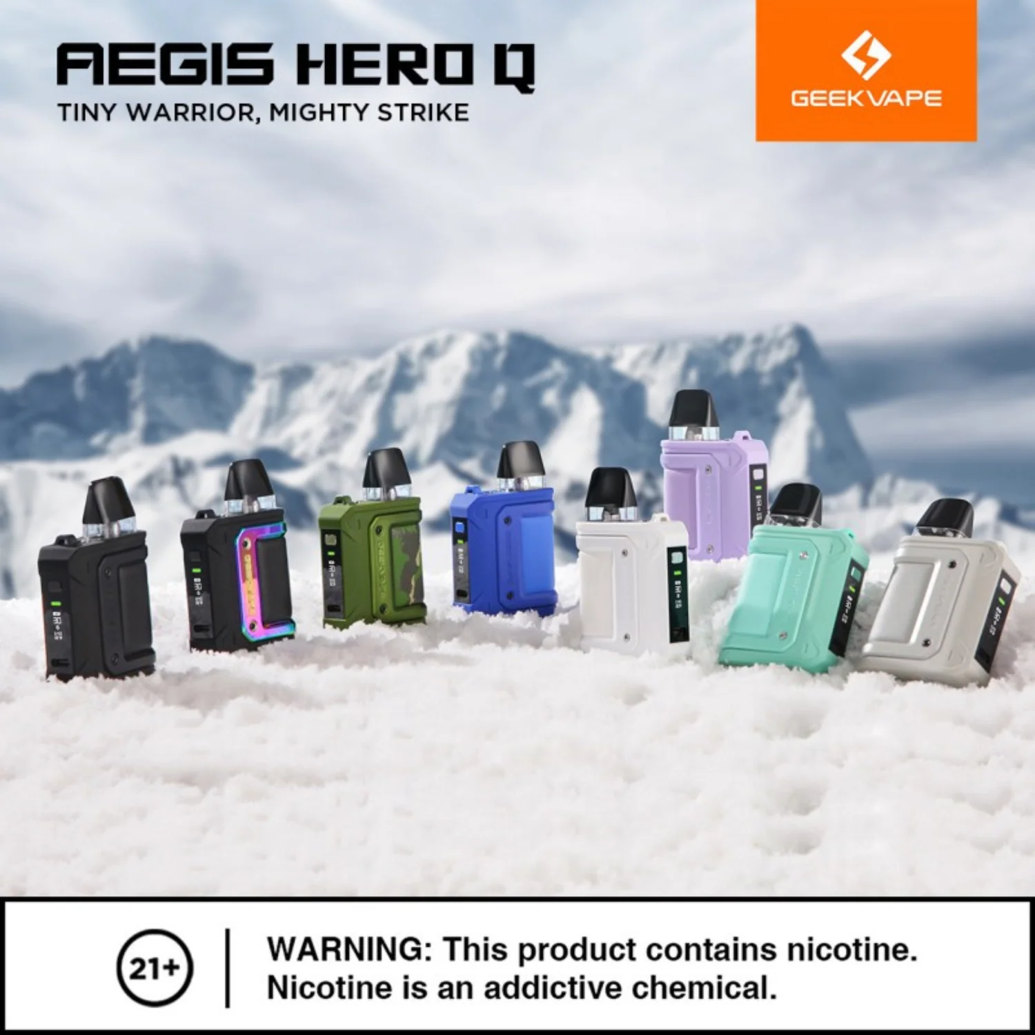Geek Vape Aegis Hero Q 30W Pod System Starter Kit Device - Image 3