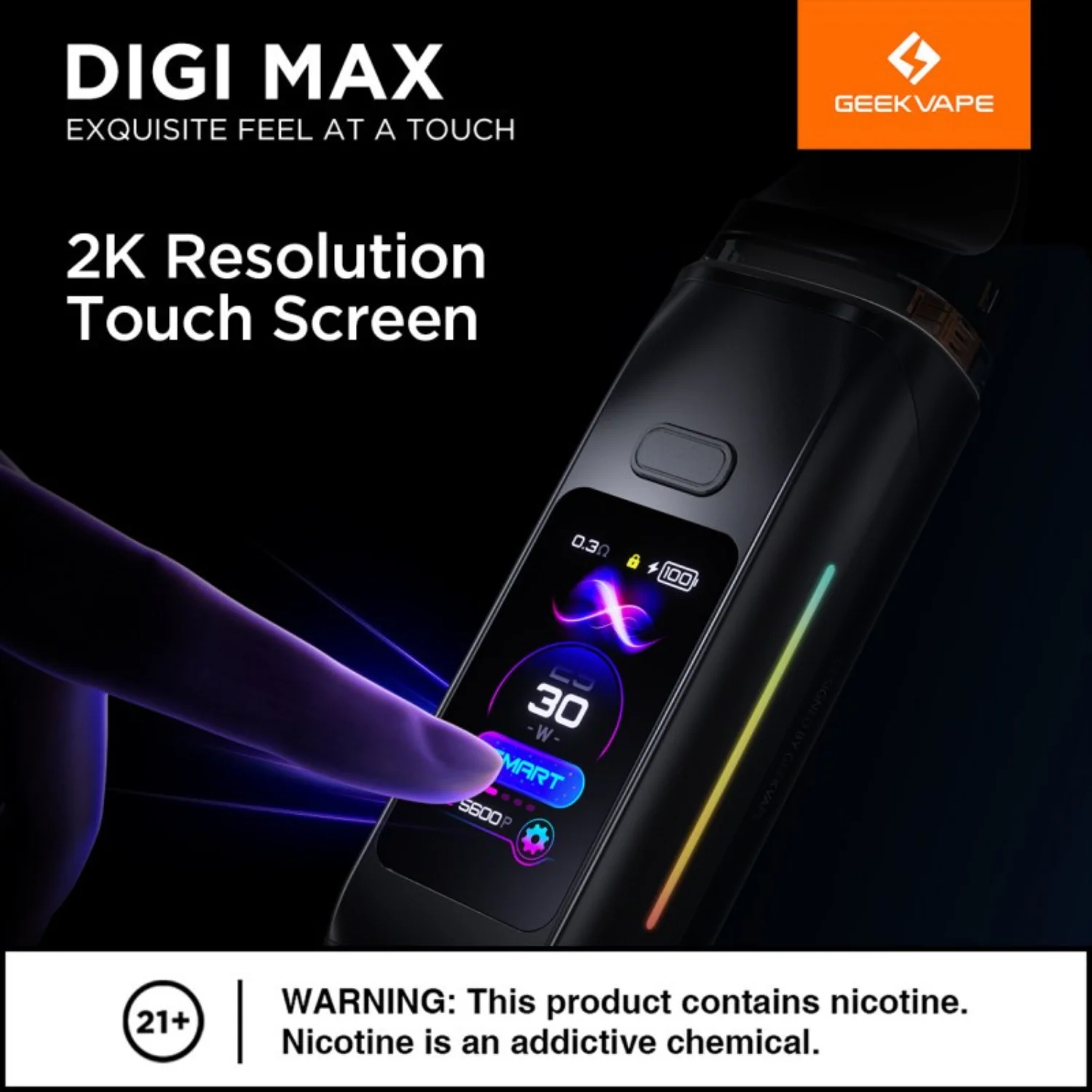 Geek Vape Digi Max 80w Pod System Starter Kit Device - Image 7