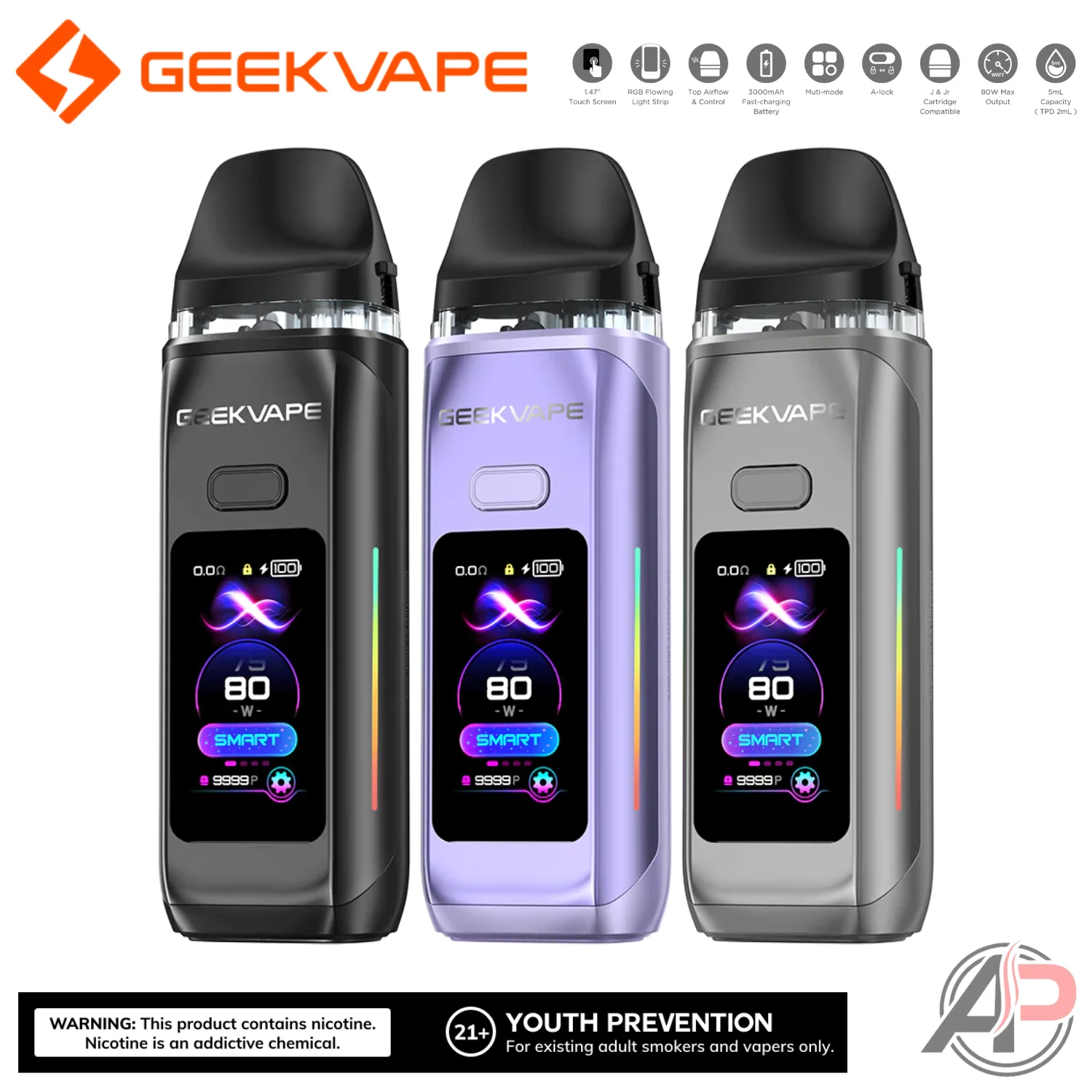 Geek Vape Digi Max 80w Pod System Starter Kit Device - Image 8