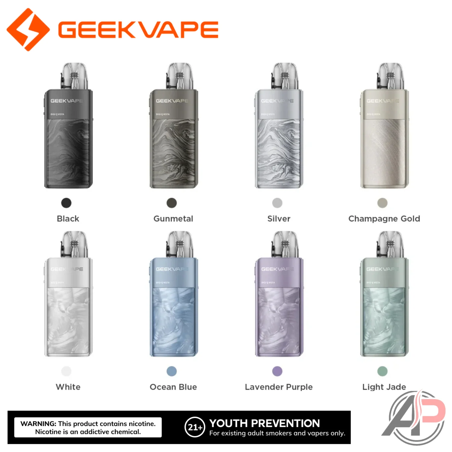 Geek Vape Digi-Q Vista 35W Pod System Starter Kit Device - Image 3