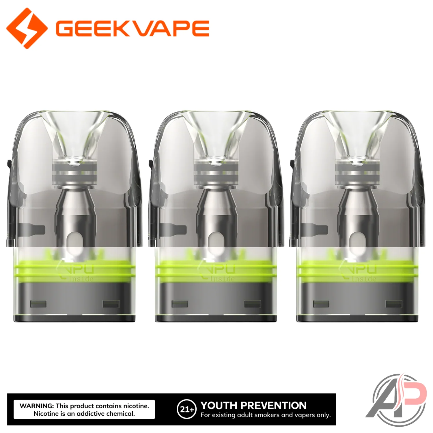 Geek Vape Q Replacement Pod Cartridges 3 Pack - Image 3
